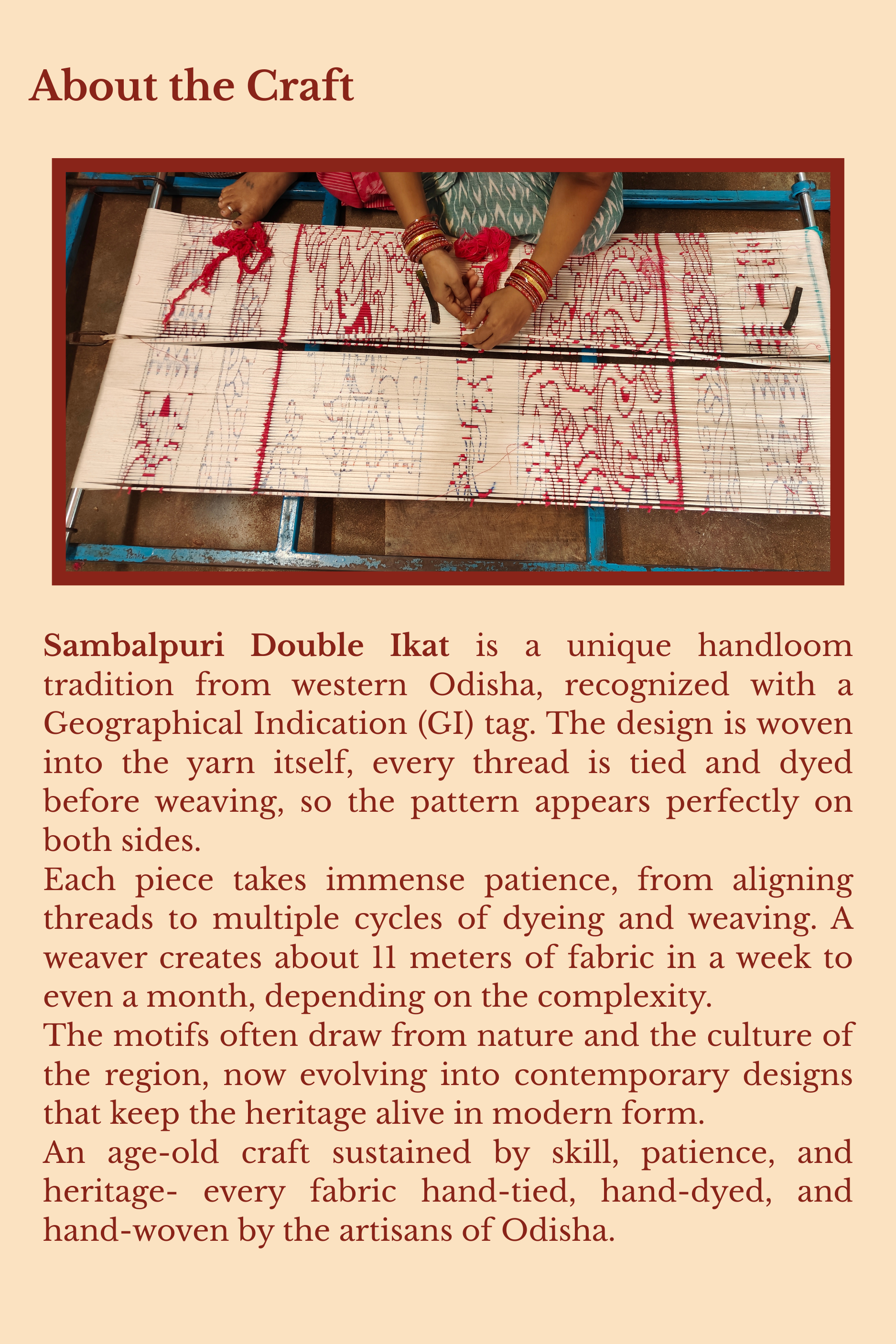 Mishti Sambalpuri Ikkat Handloom Kurti