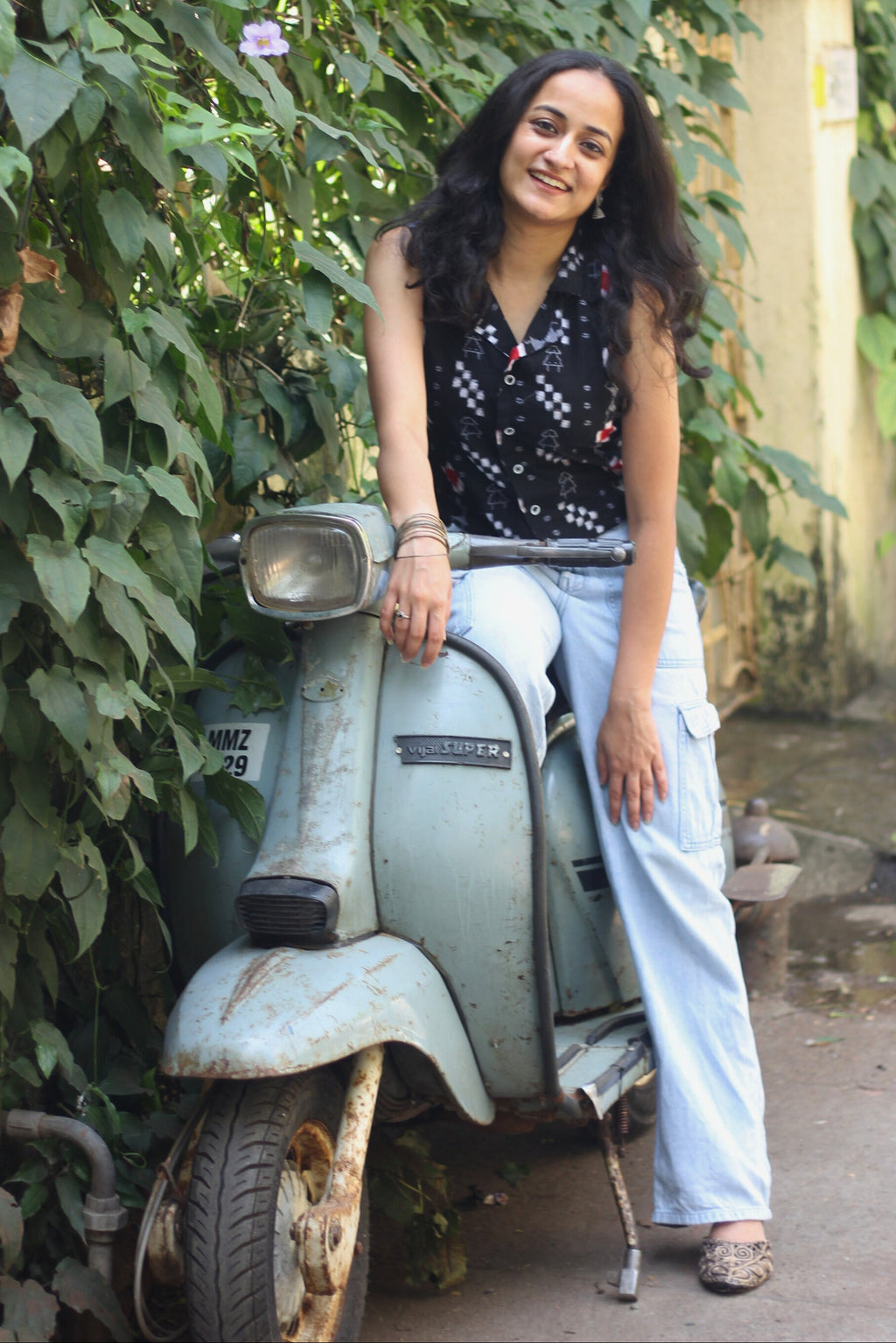 Bui Double Ikkat Handloom Top