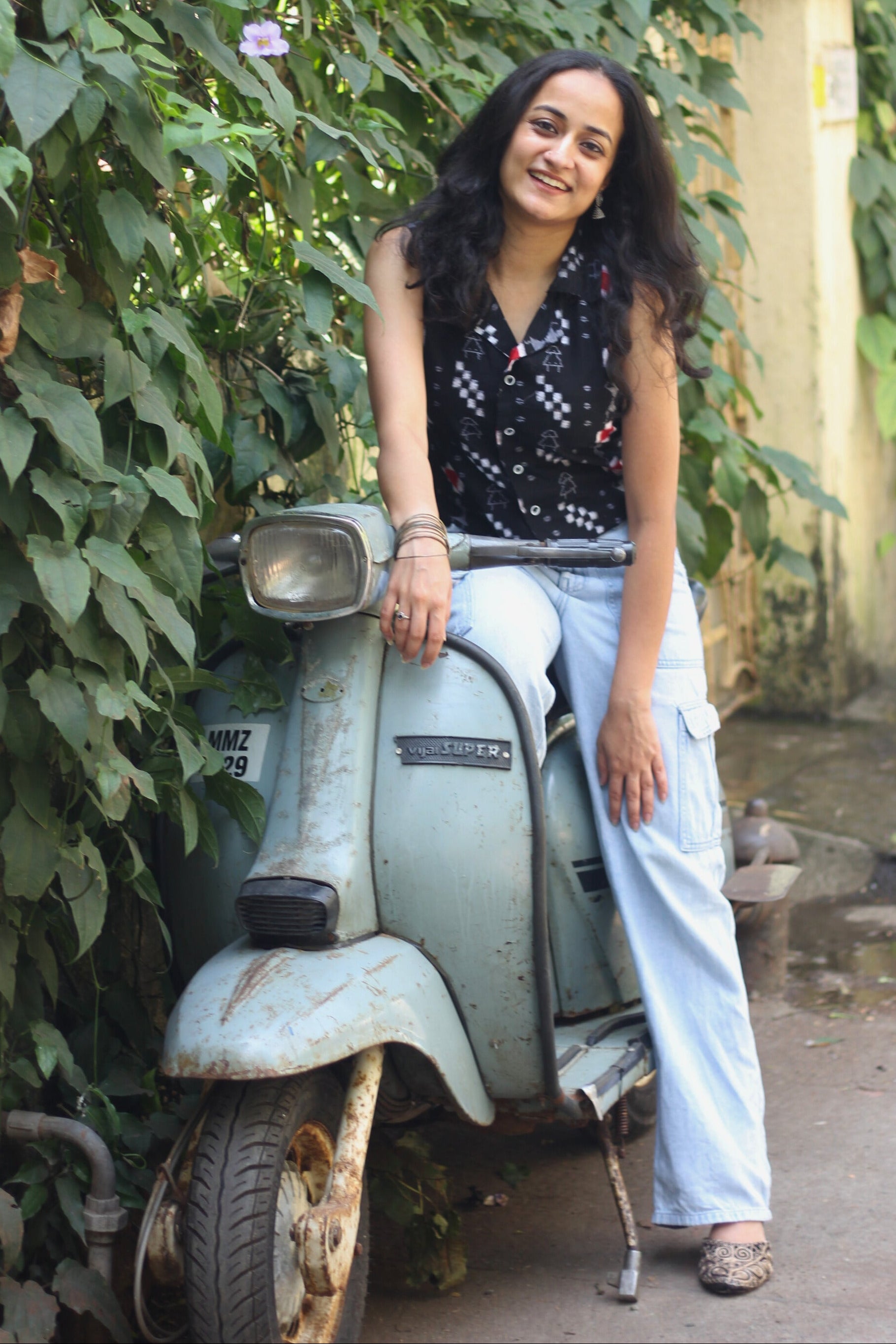 Bui Double Ikkat Handloom Top