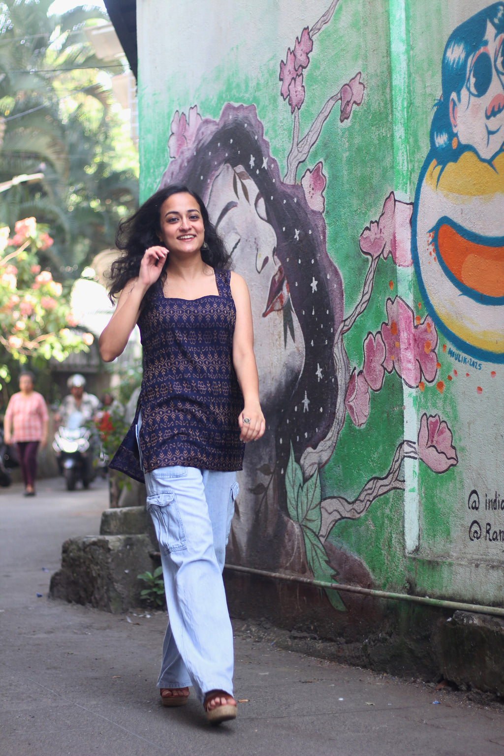 Maya Ikkat Handloom Kurti