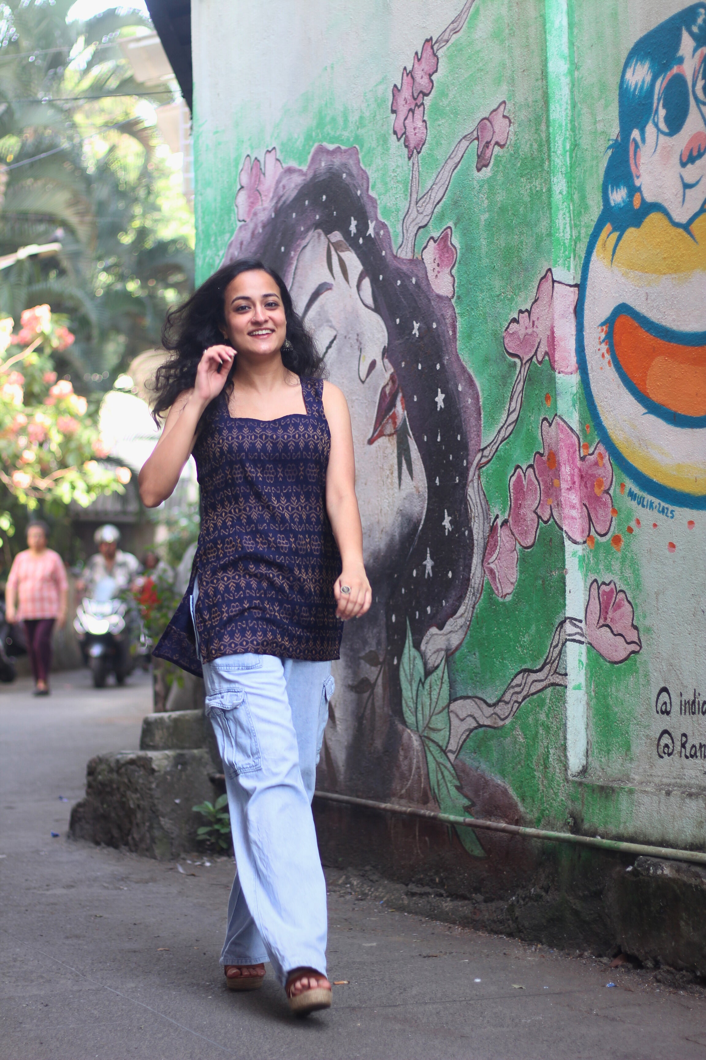 Maya Ikkat Handloom Kurti