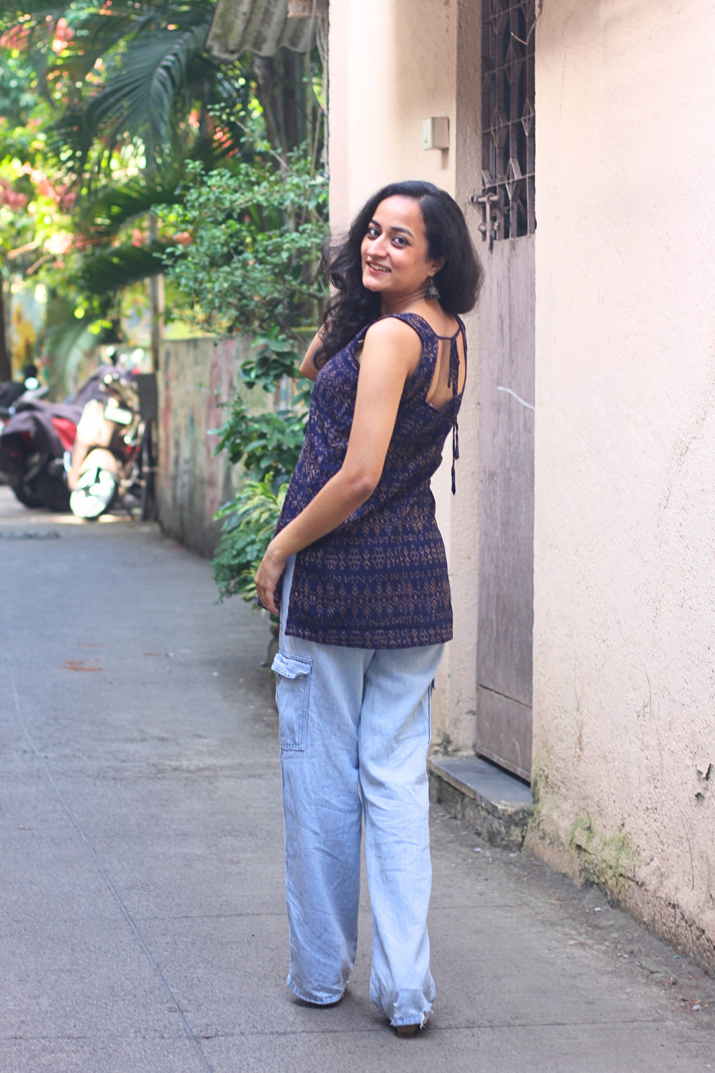 Maya Ikkat Handloom Kurti