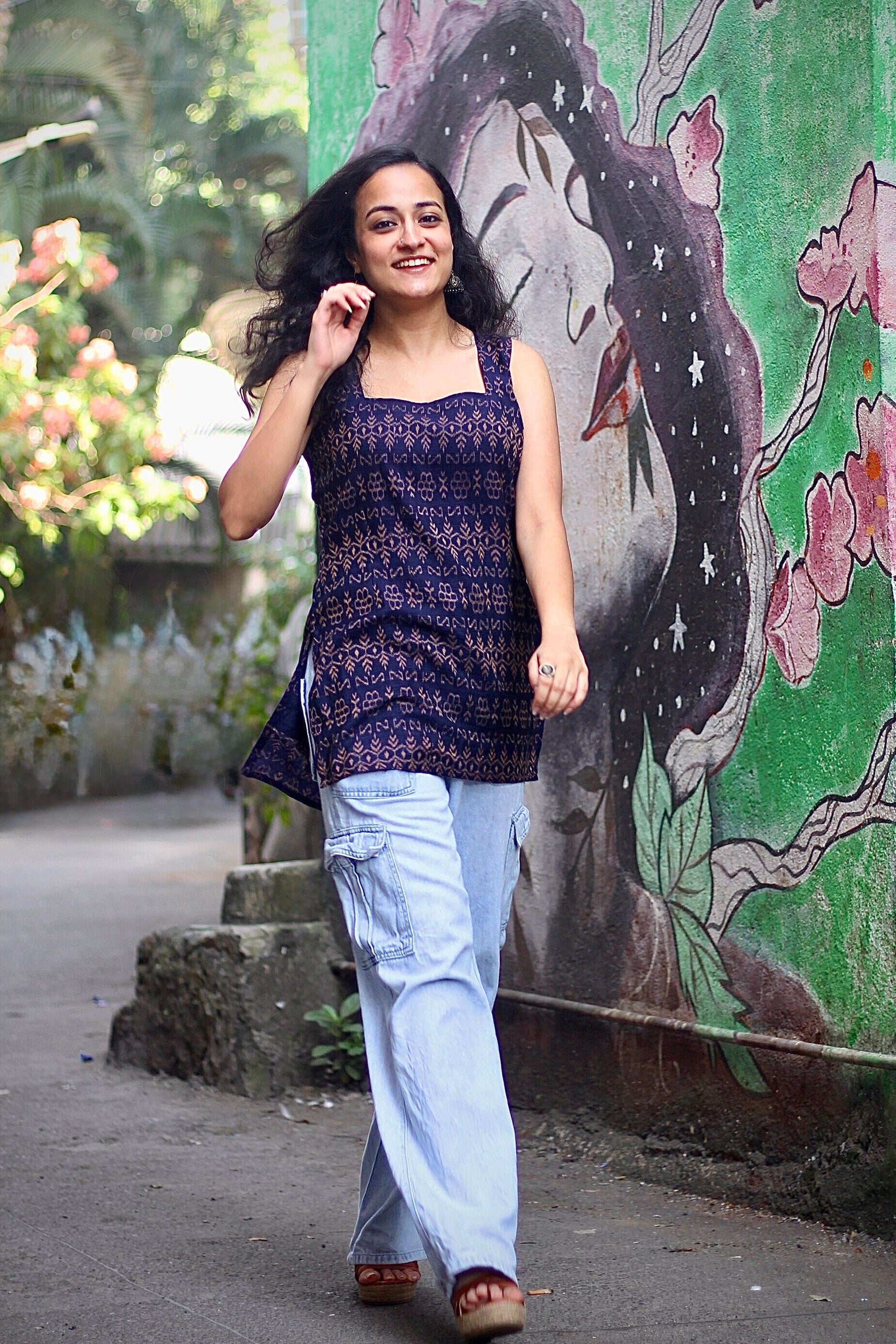 Maya Sambalpuri Ikkat Handloom Kurti