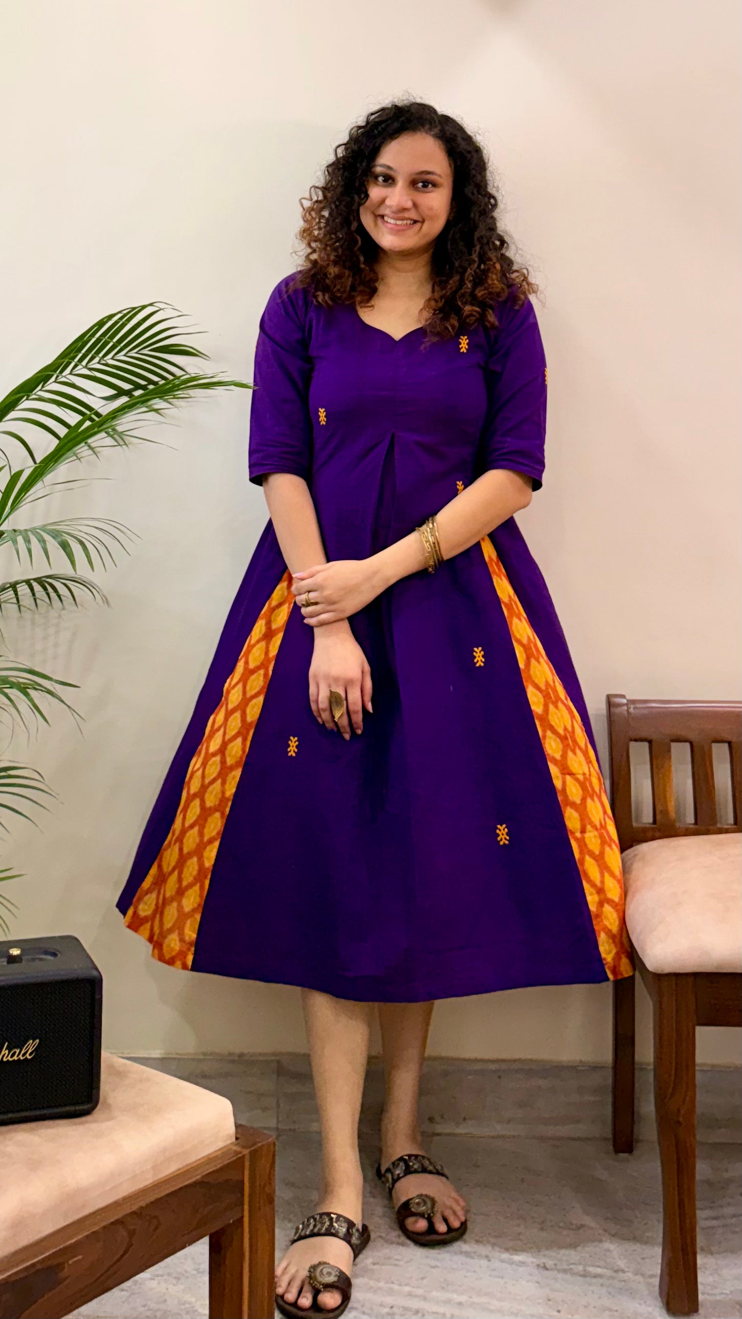Khatta Meetha Kotpad Sambalpuri Natural Dye Kurta Dress