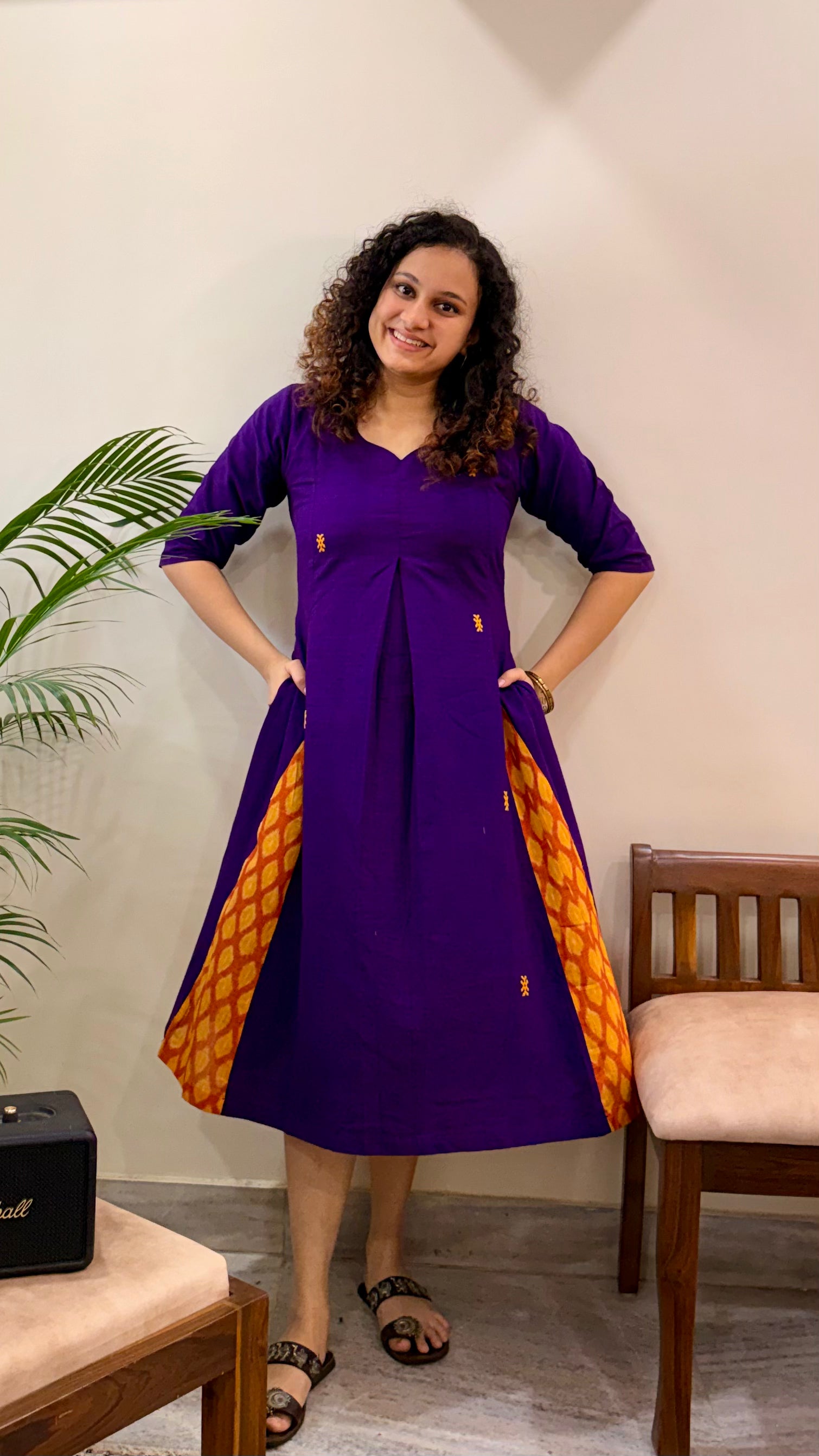 Khatta Meetha Kotpad Sambalpuri Natural Dye Kurta Dress