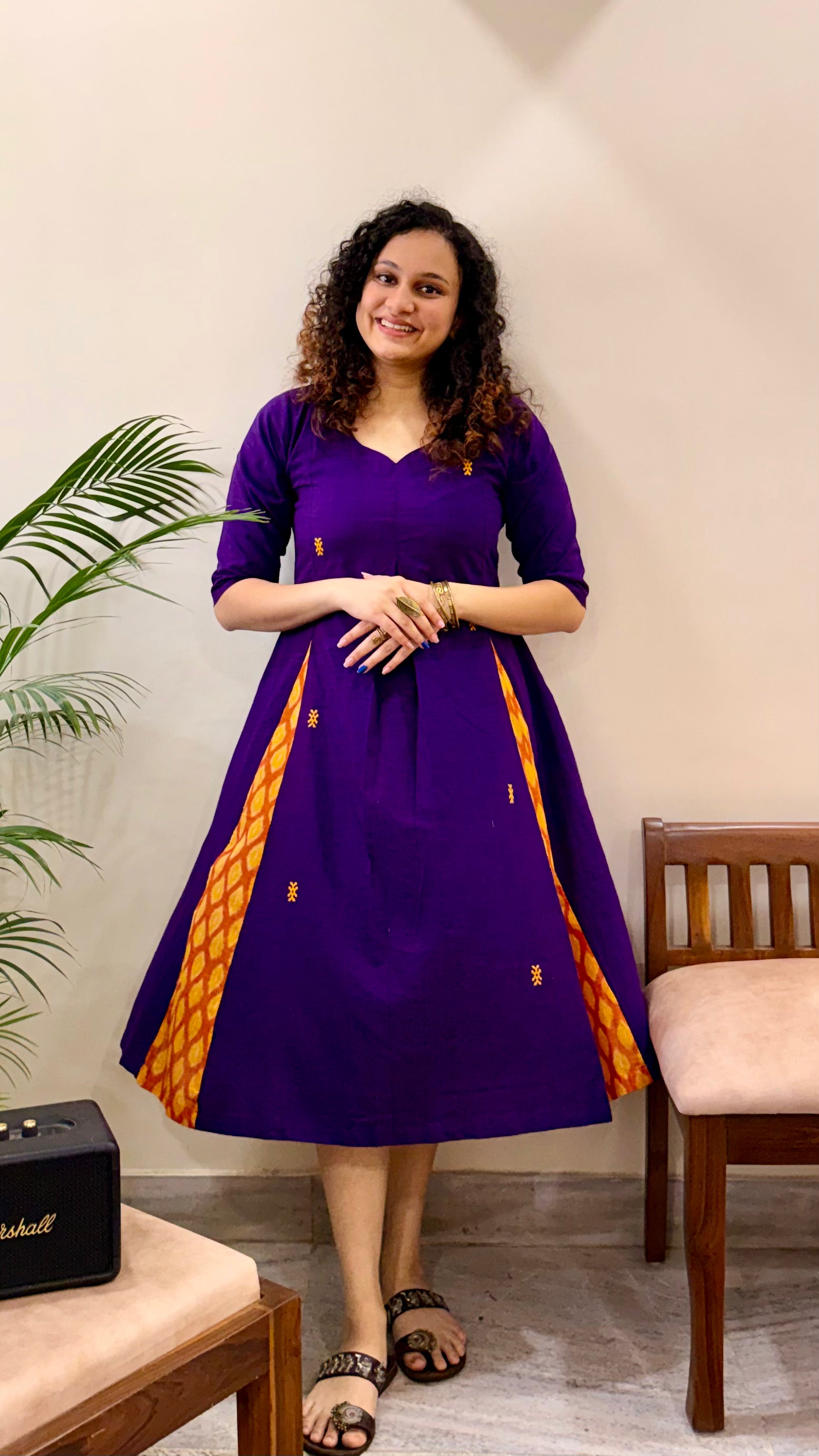 Khatta Meetha Kotpad Sambalpuri Natural Dye Kurta Dress