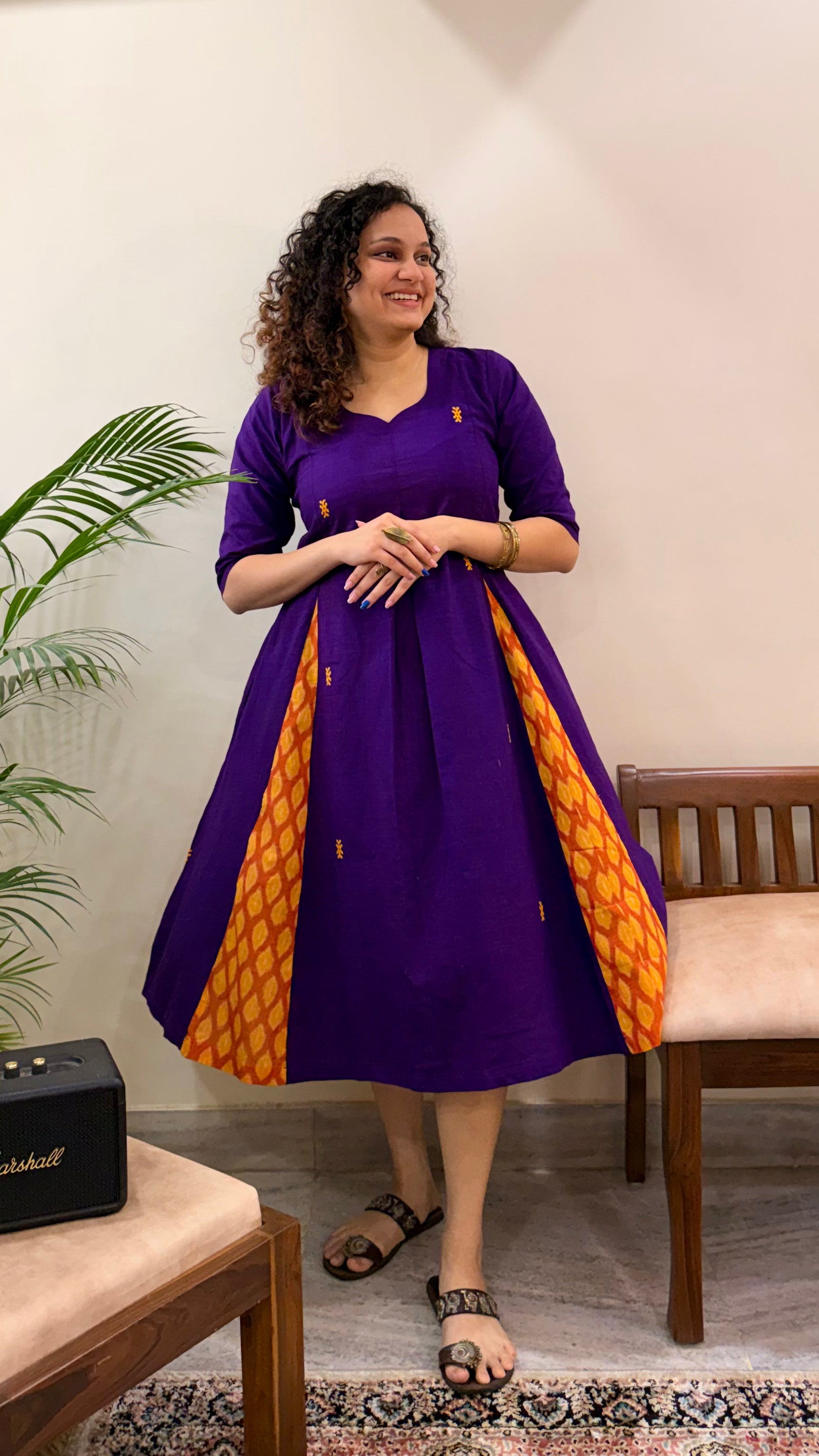 Khatta Meetha Kotpad Sambalpuri Natural Dye Kurta Dress
