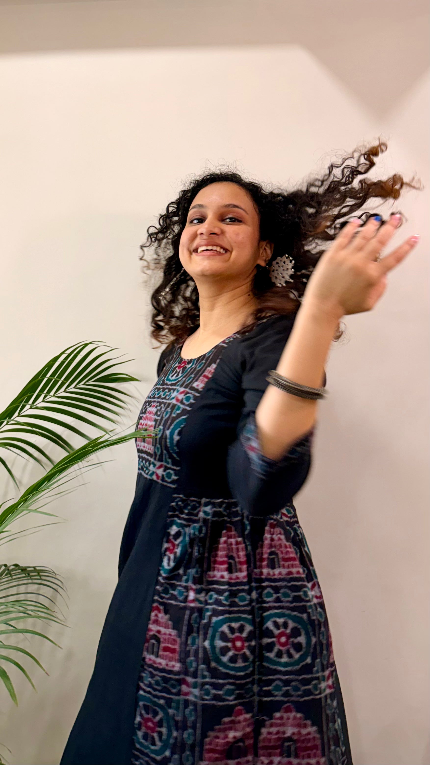 Chandrabhaga Sambalpuri and Mul Cotton Kurta Dress
