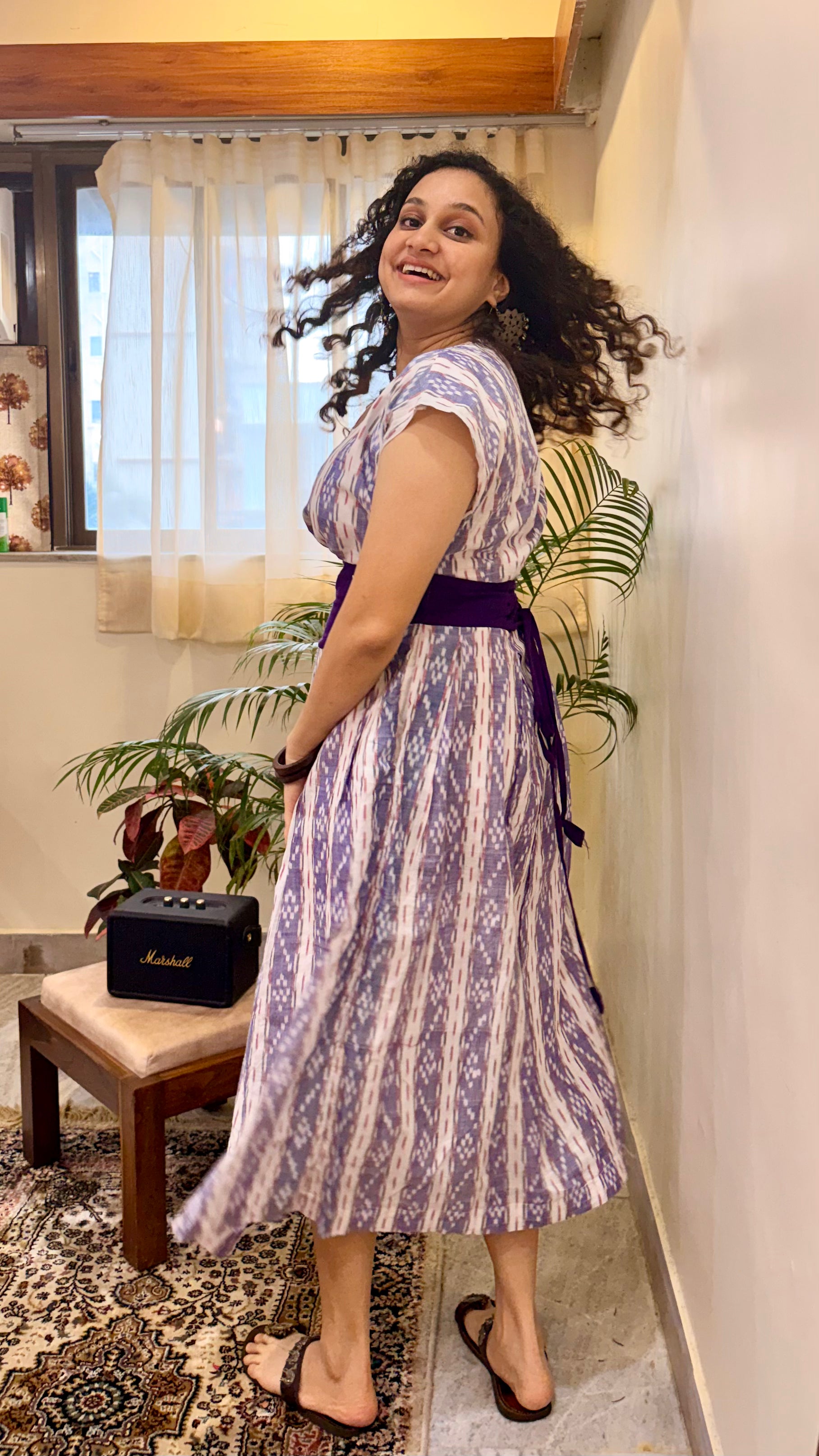 Kotpad Bandha Corset Handloom Dress