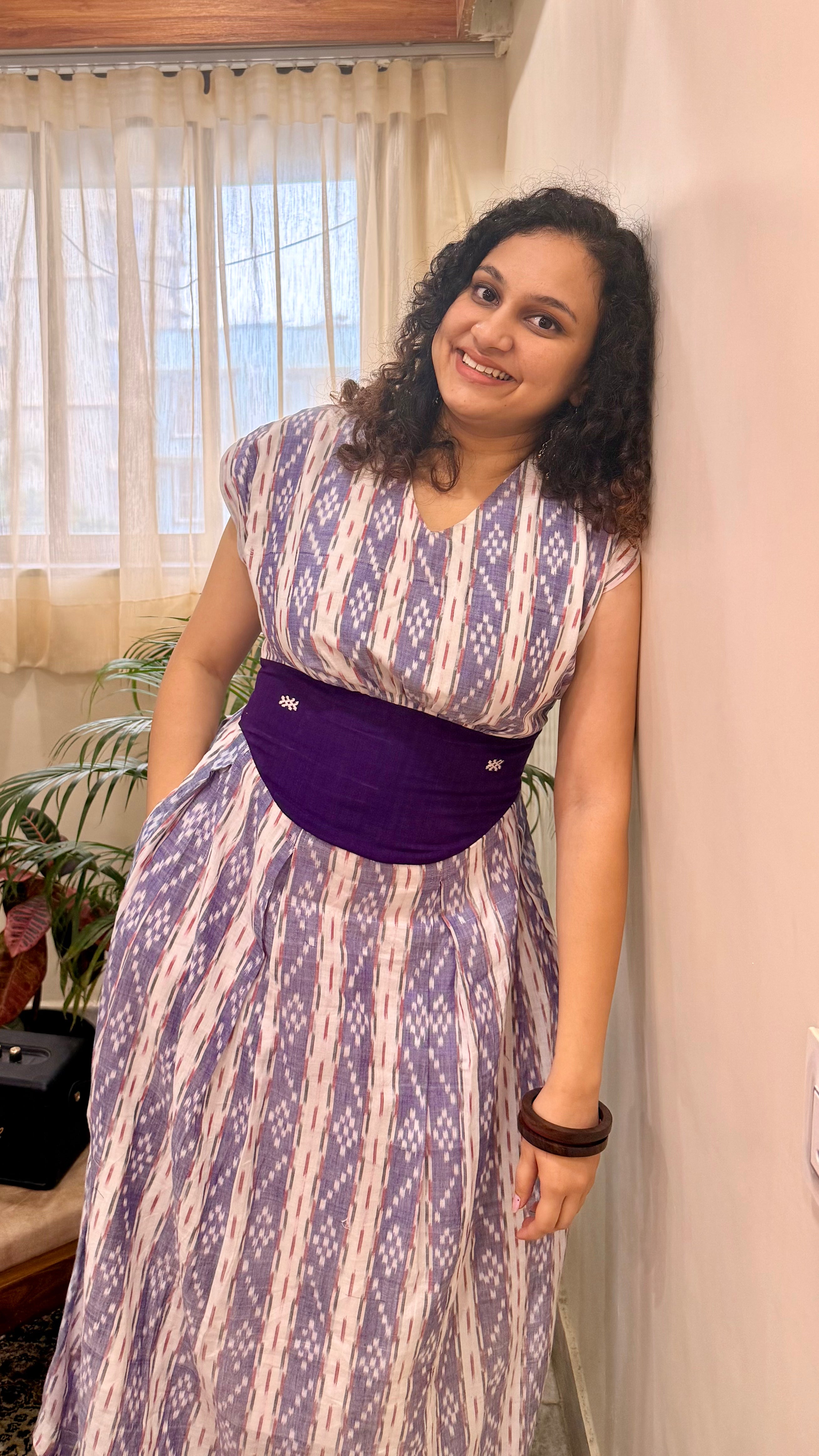 Kotpad Bandha Corset Handloom Dress