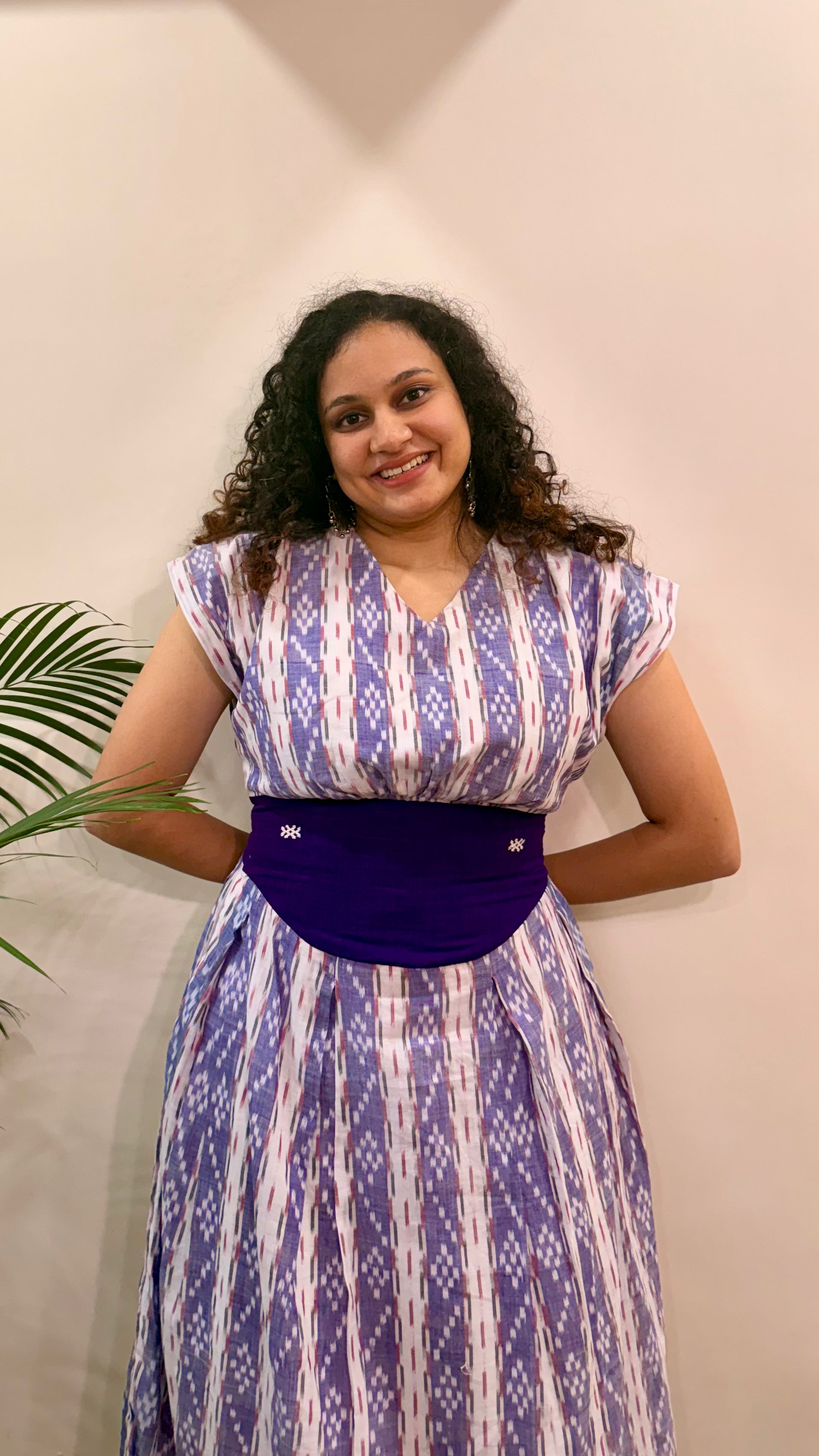 Kotpad Bandha Corset Handloom Dress