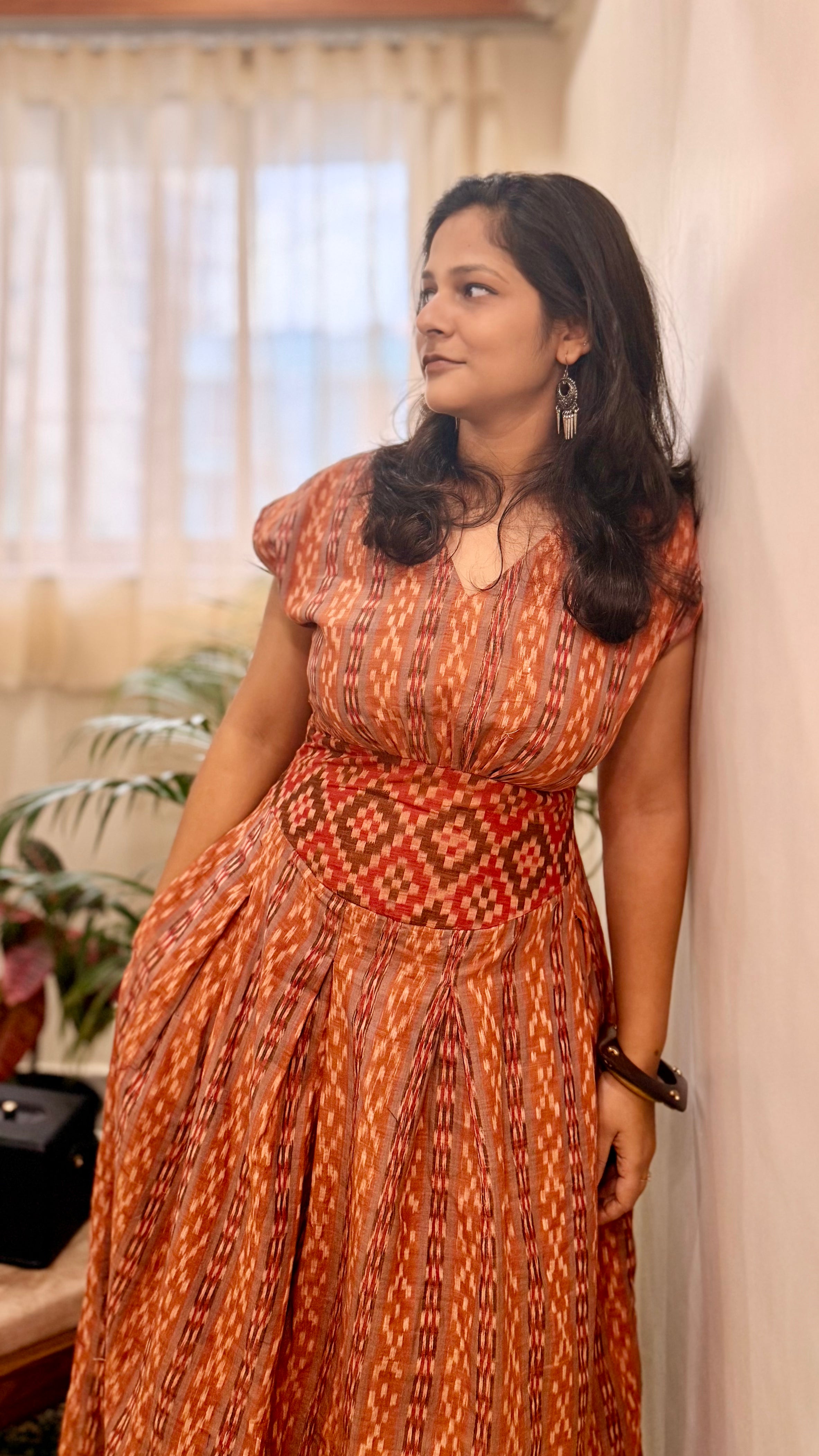 Pasapali Corset Sambalpuri Handloom Dress