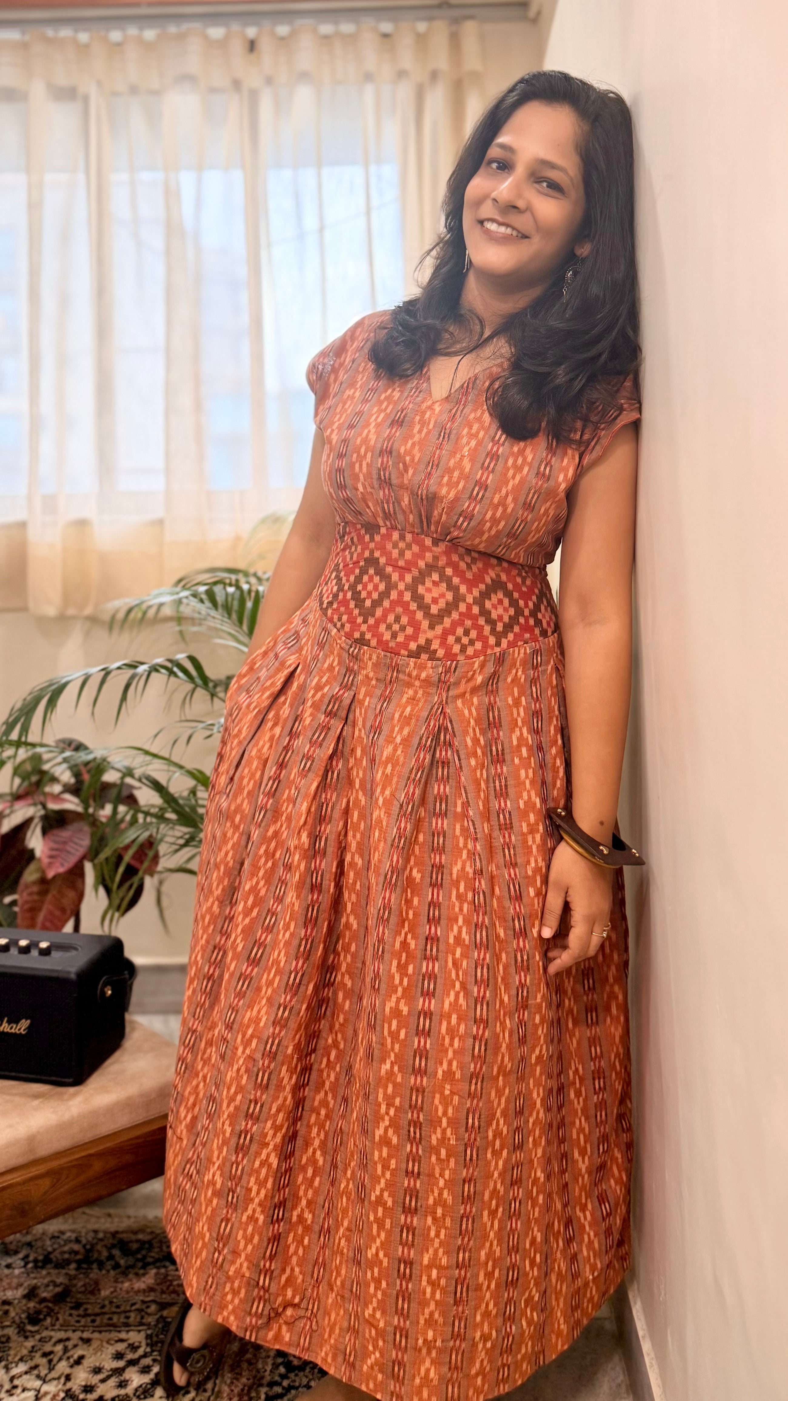 Pasapali Corset Sambalpuri Handloom Dress