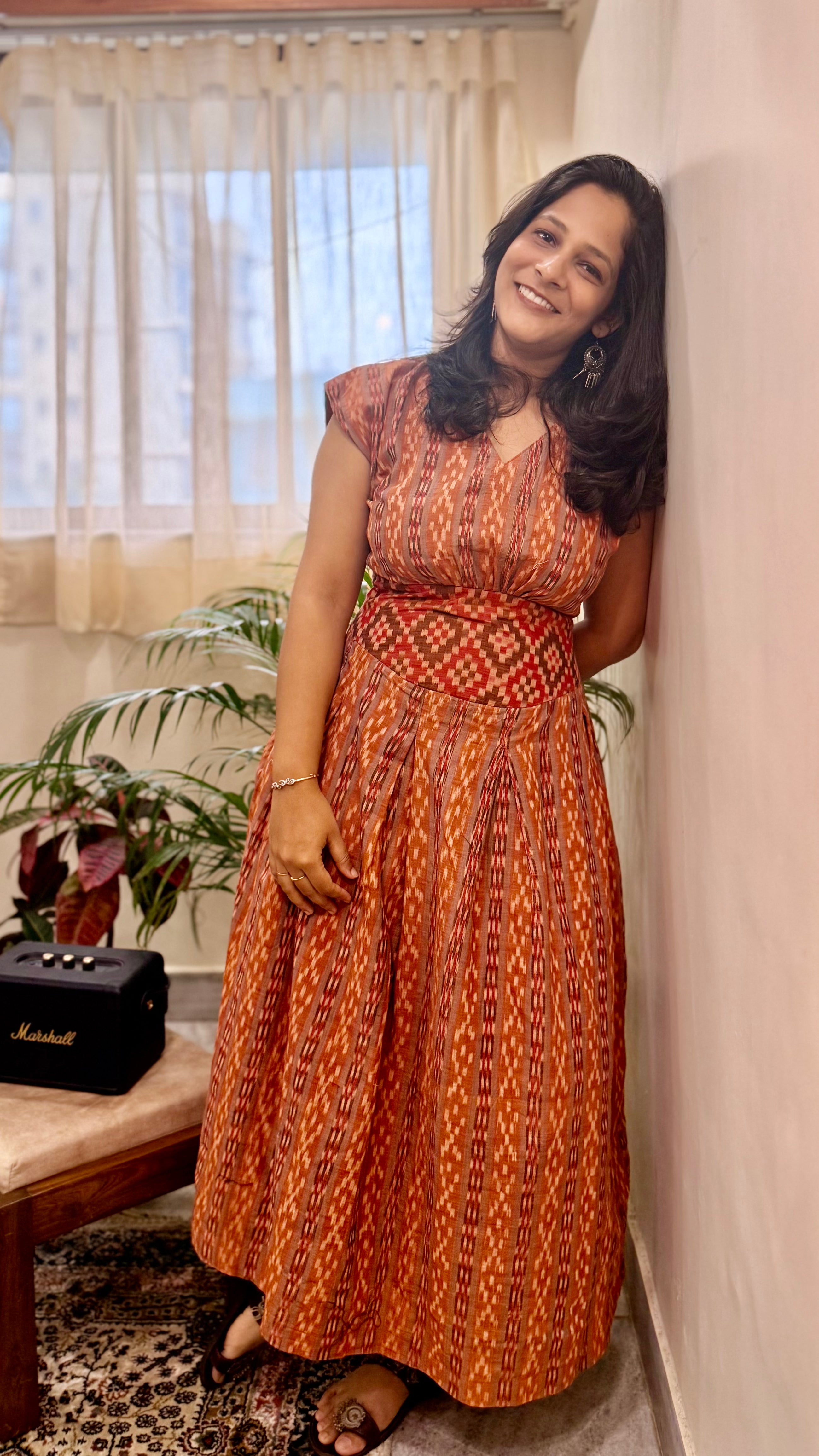 Pasapali Corset Sambalpuri Handloom Dress