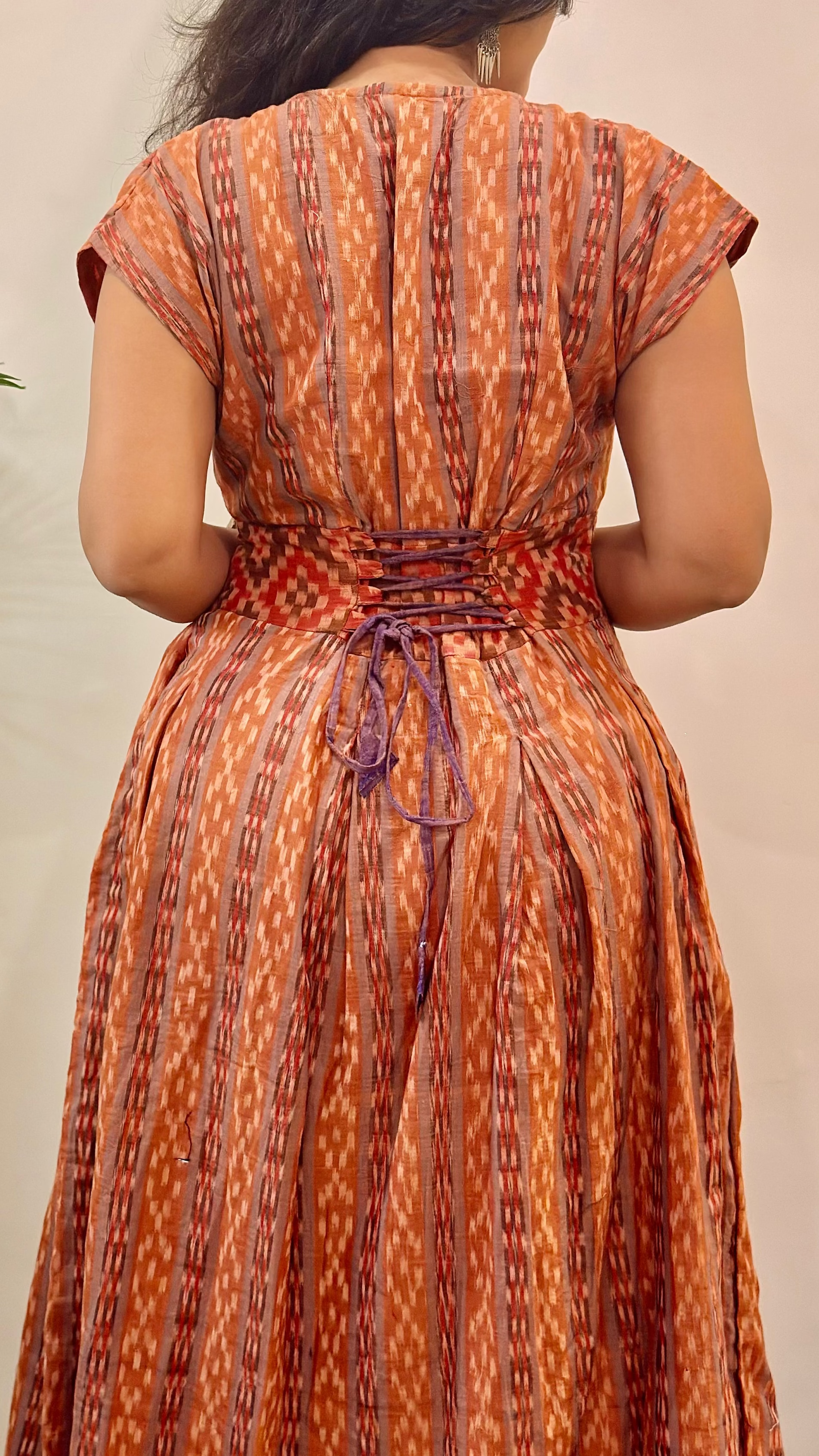 Pasapali Corset Sambalpuri Handloom Dress
