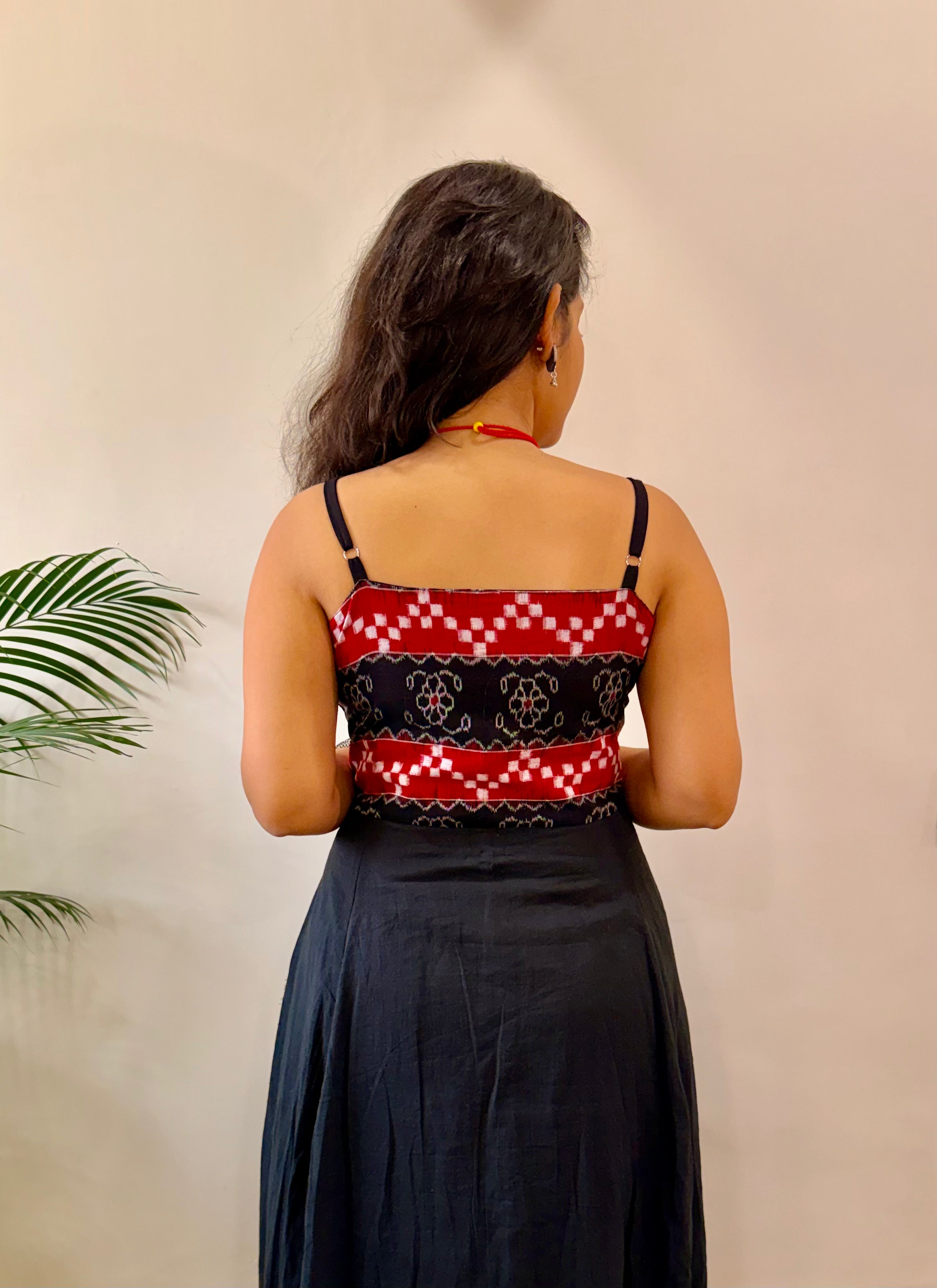 Rangabati Sambalpuri and Mul Handloom Maxi Dress