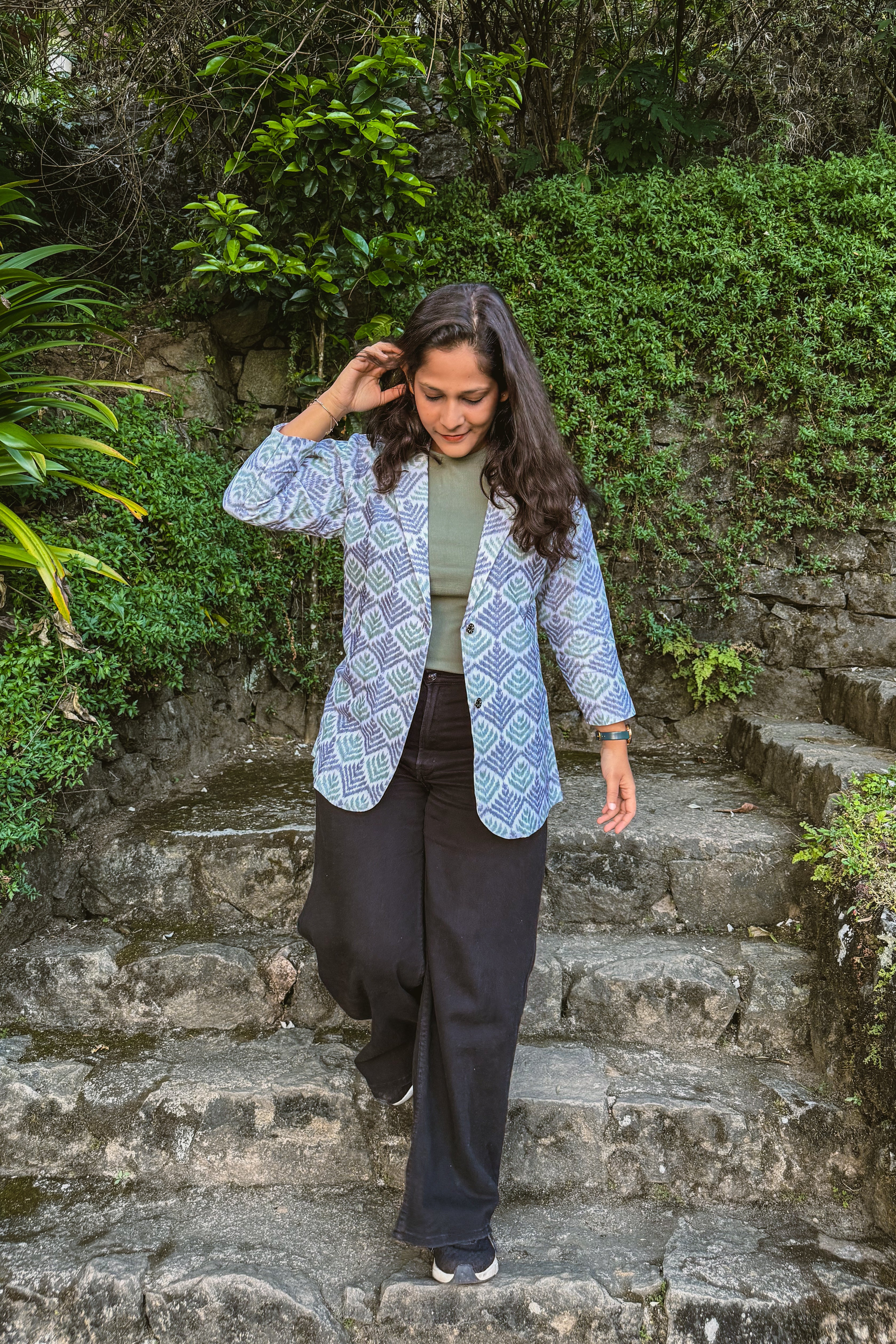 Sutra Sambalpuri Ikkat Handloom Blazer