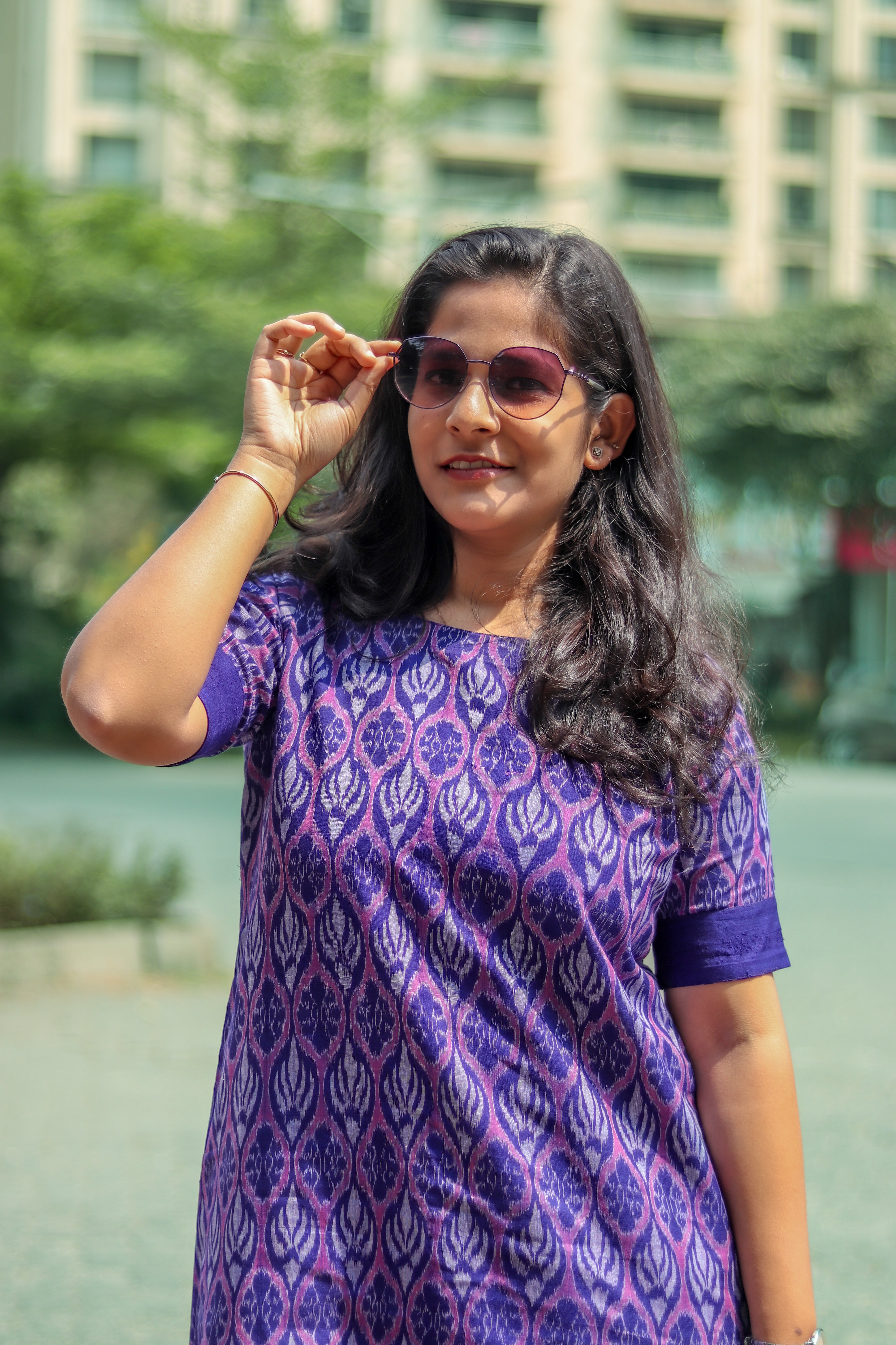 Vamika Sambalpuri Ikkat Handloom Dress
