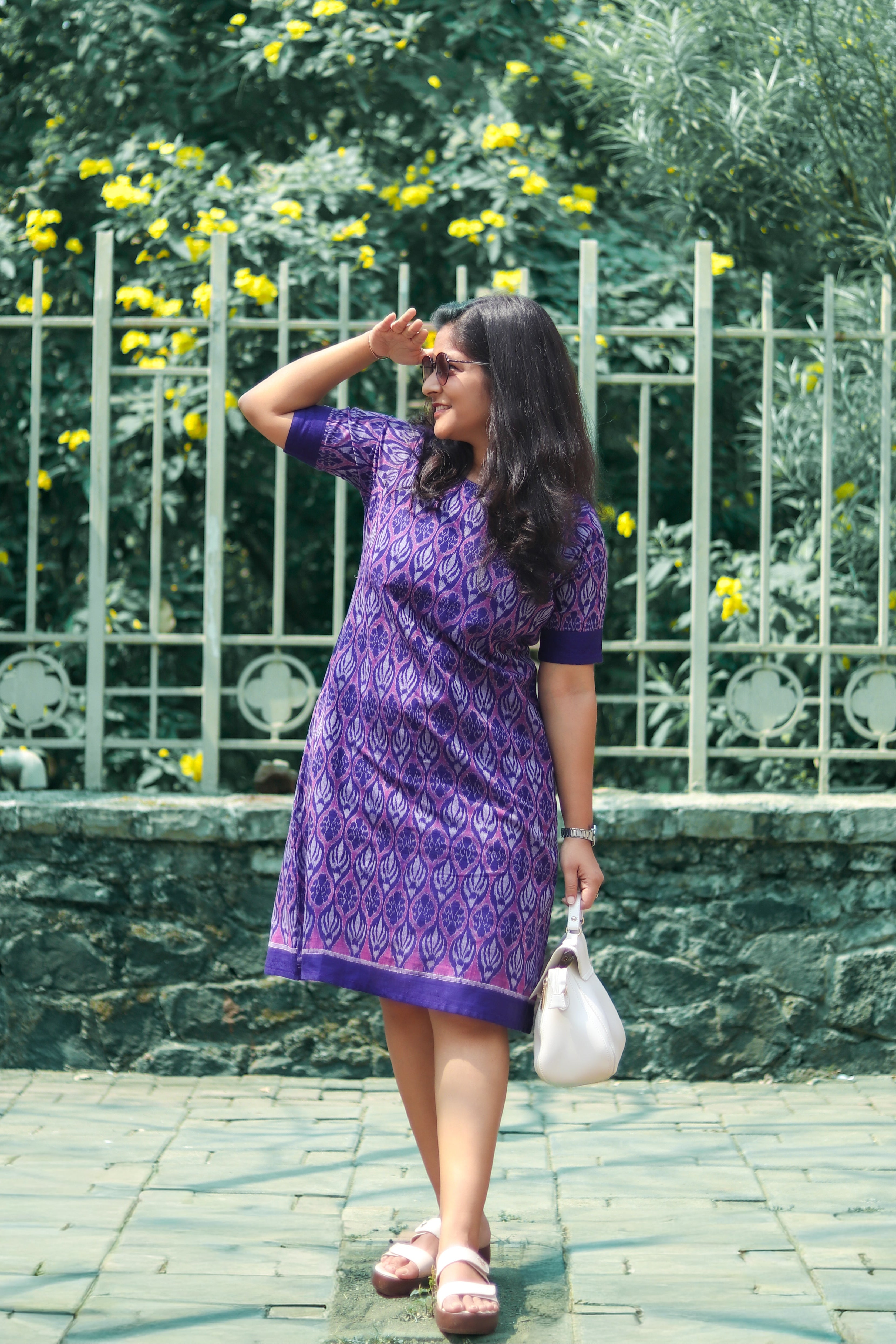 Vamika Sambalpuri Ikkat Handloom Dress