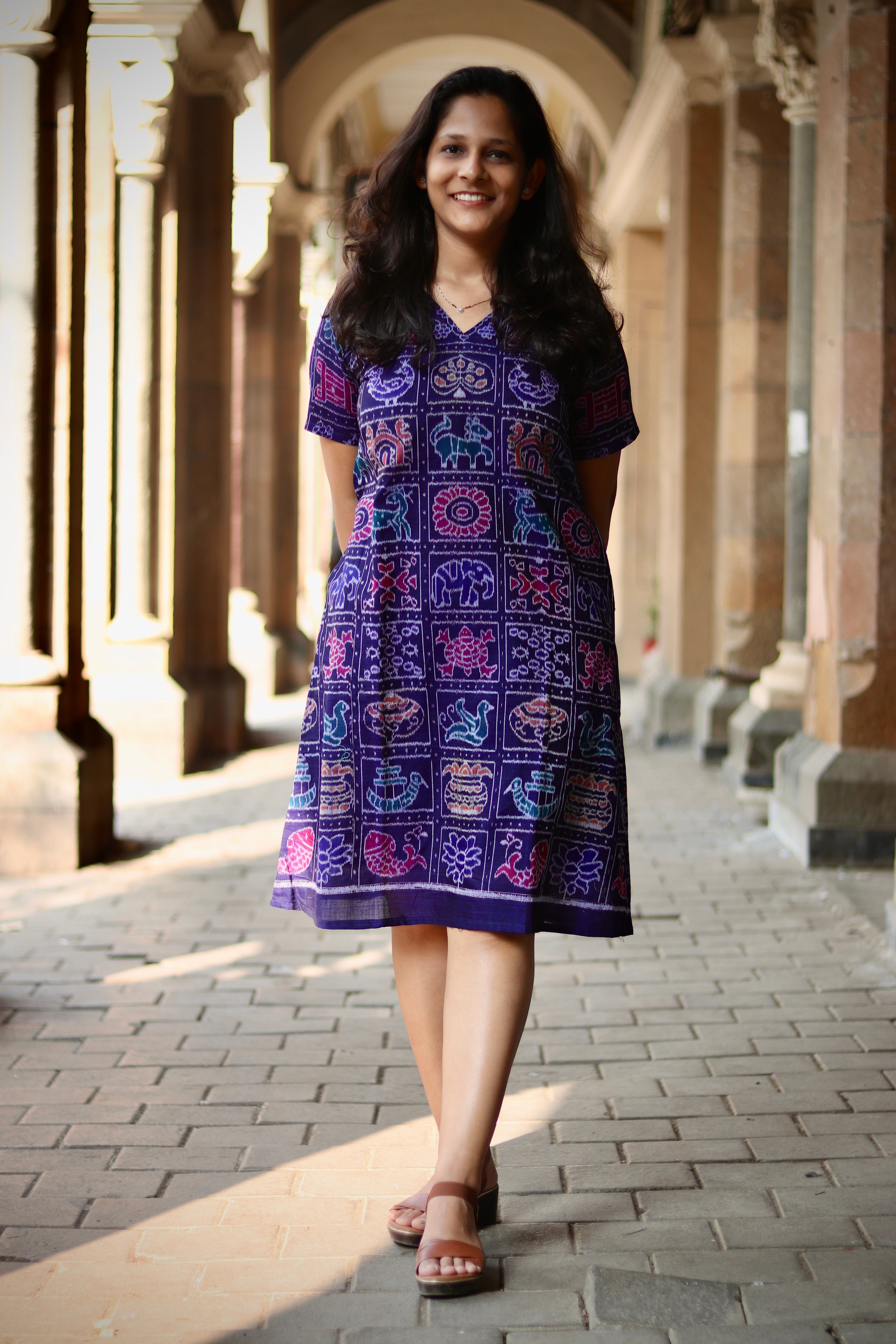 Vanya Sambalpuri Nabakothi Handloom Dress