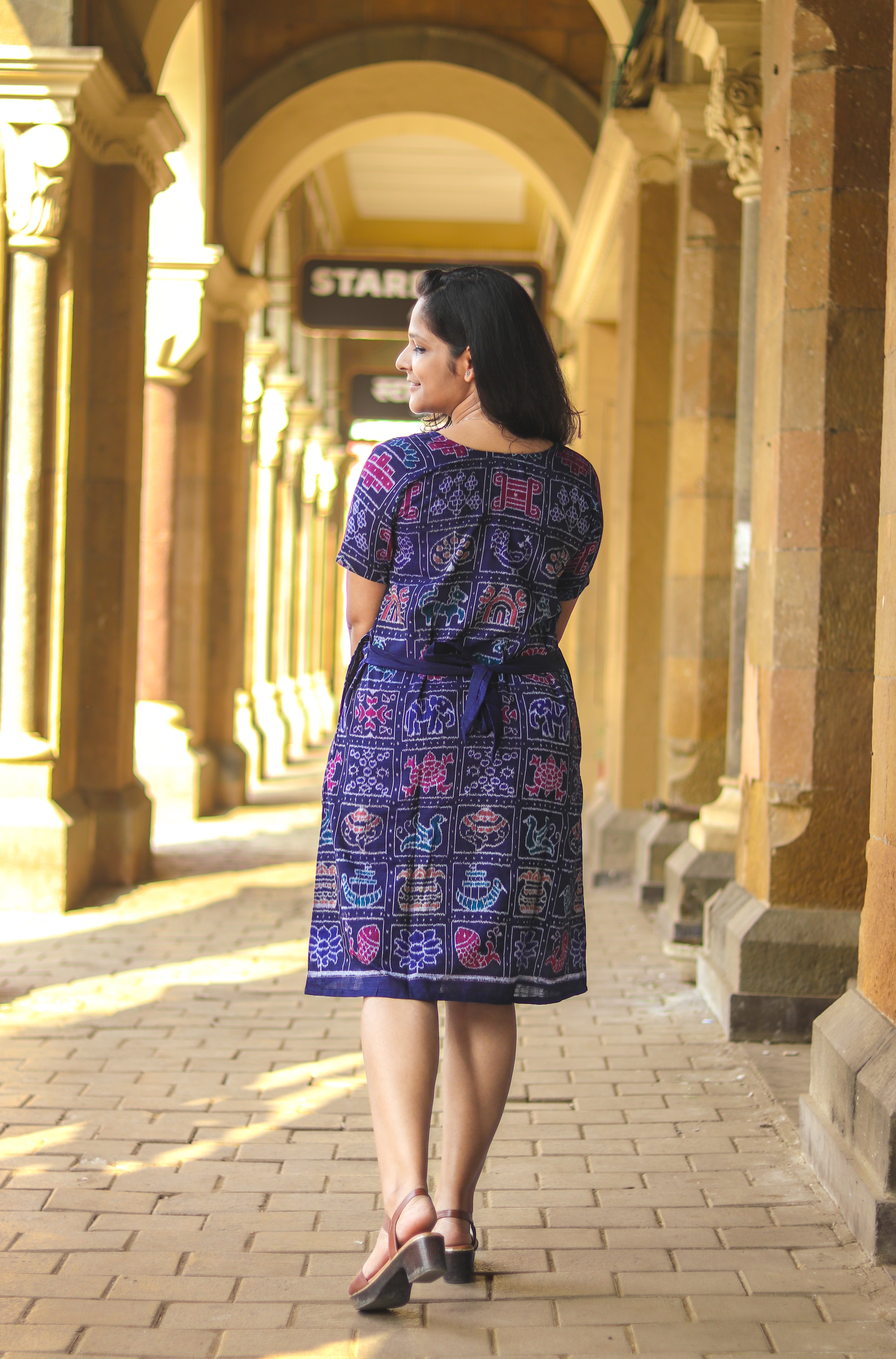Vanya Sambalpuri Nabakothi Handloom Dress
