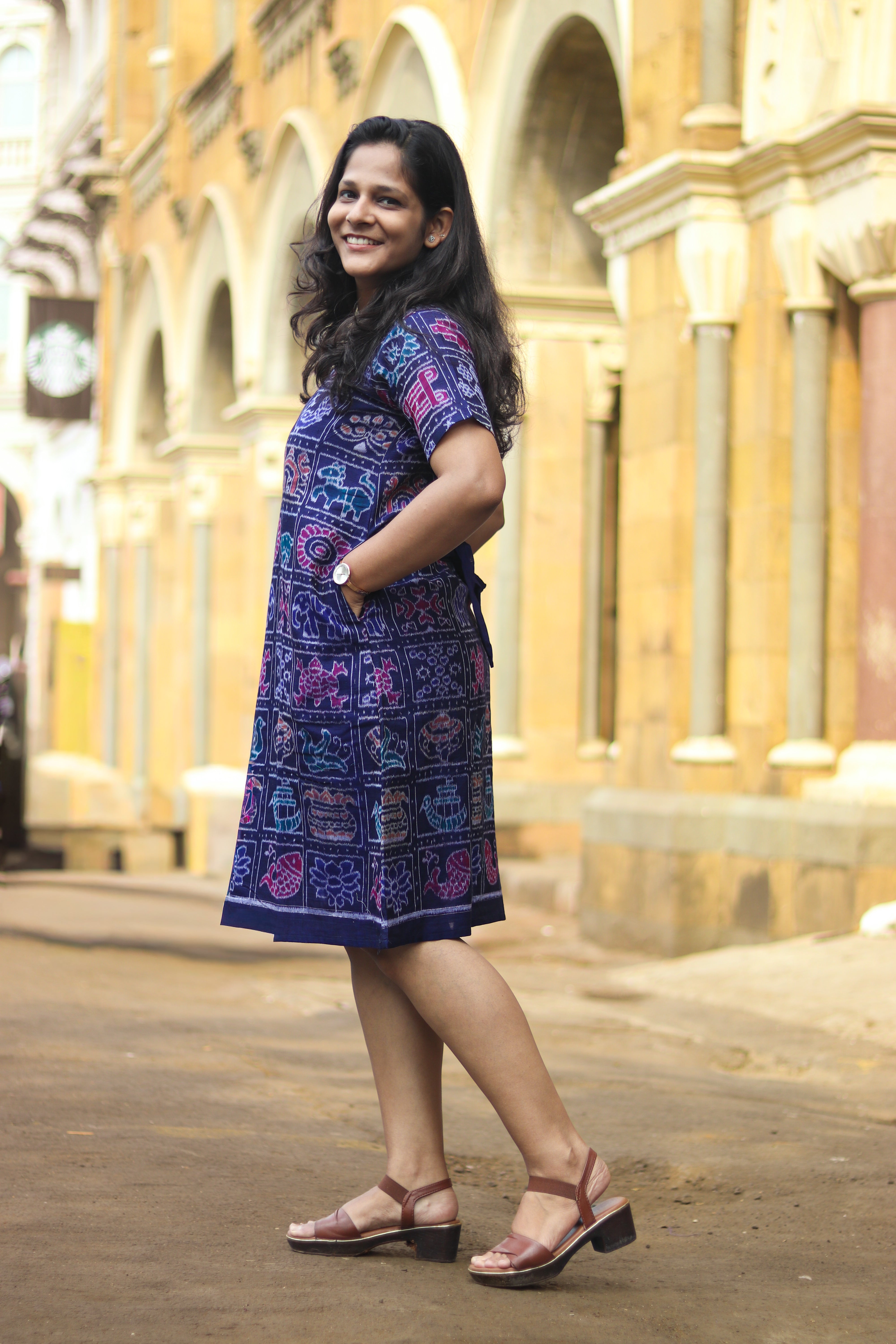 Vanya Sambalpuri Nabakothi Handloom Dress