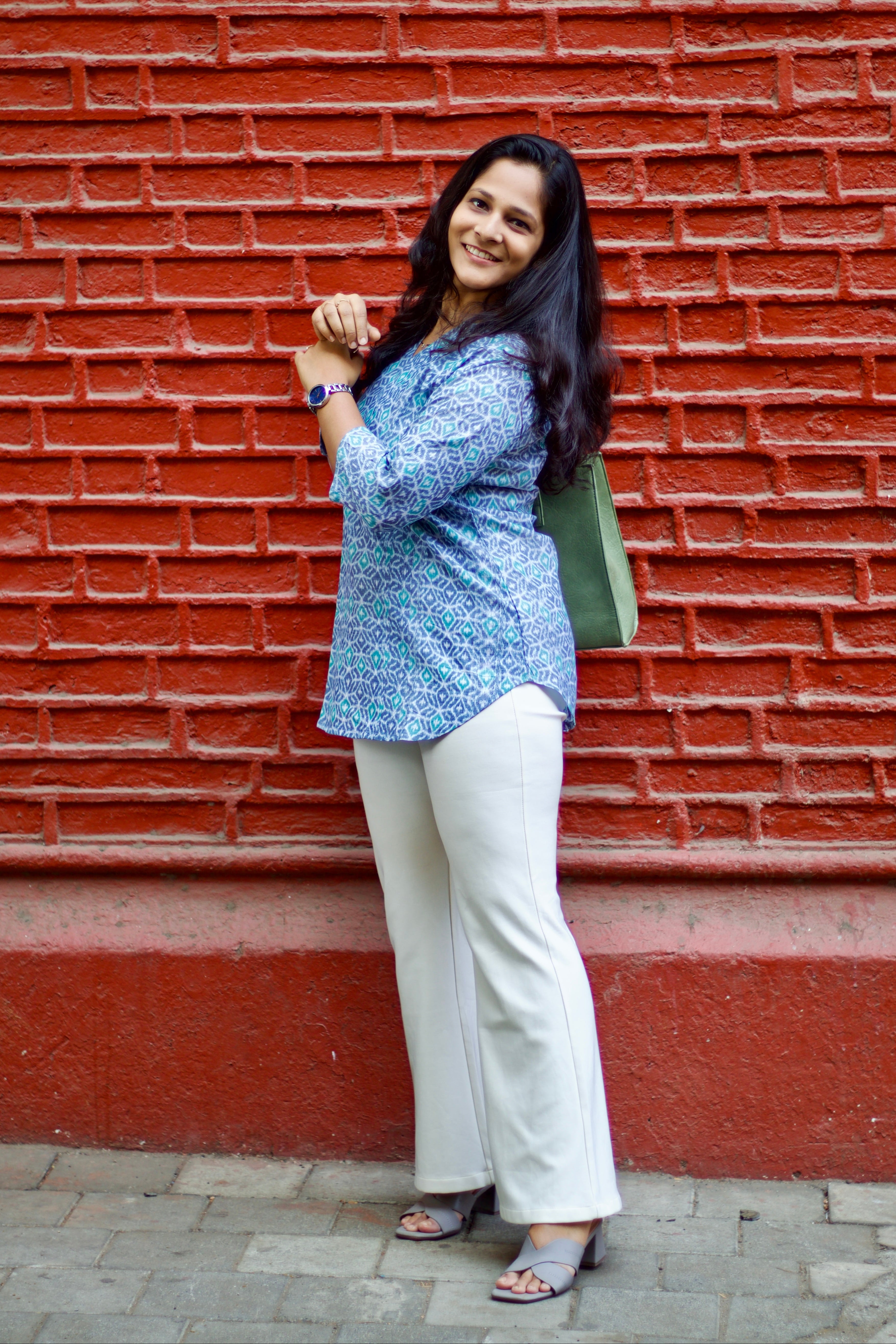 Juhi Sambalpuri Handloom Short Kurti