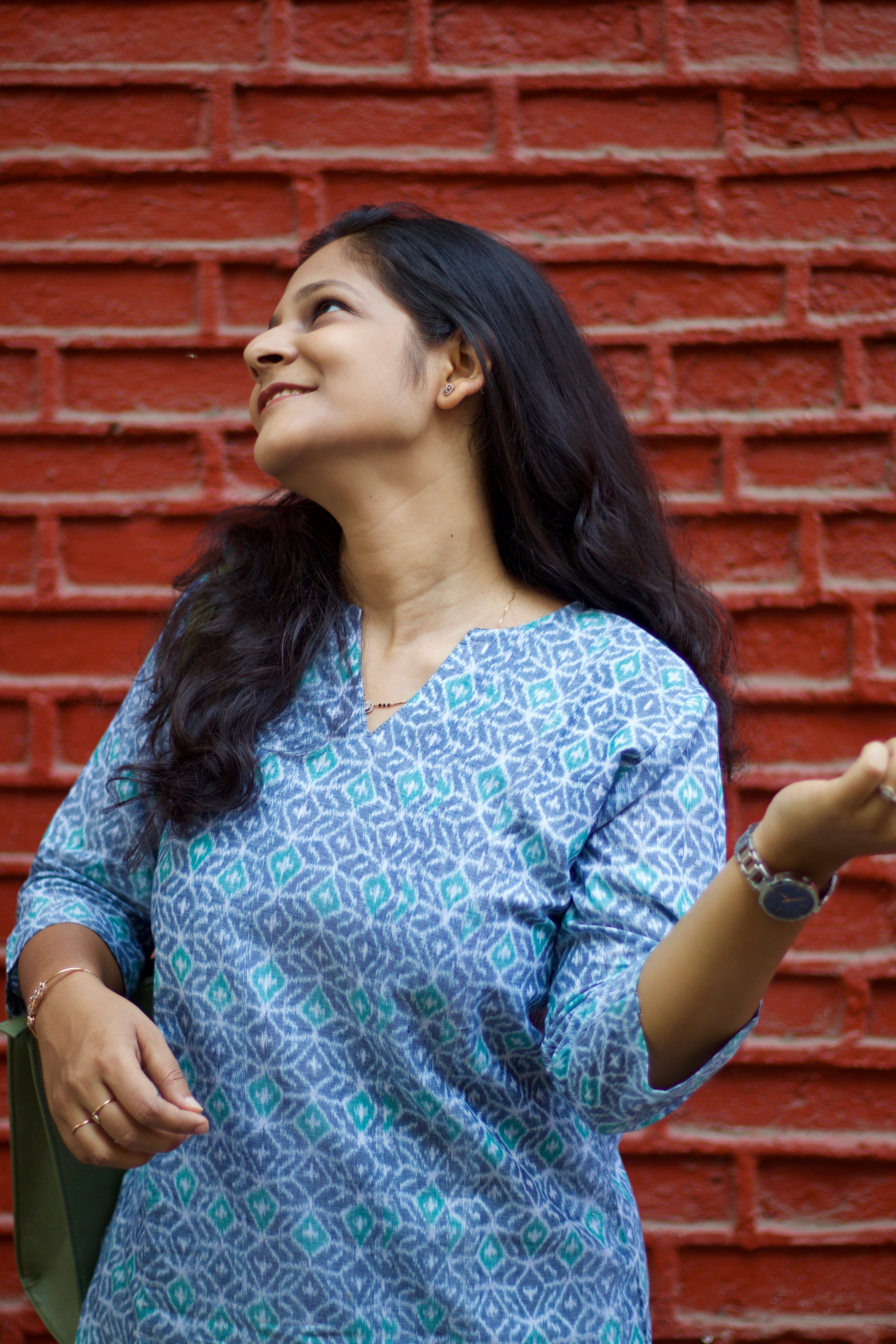 Juhi Sambalpuri Handloom Short Kurti