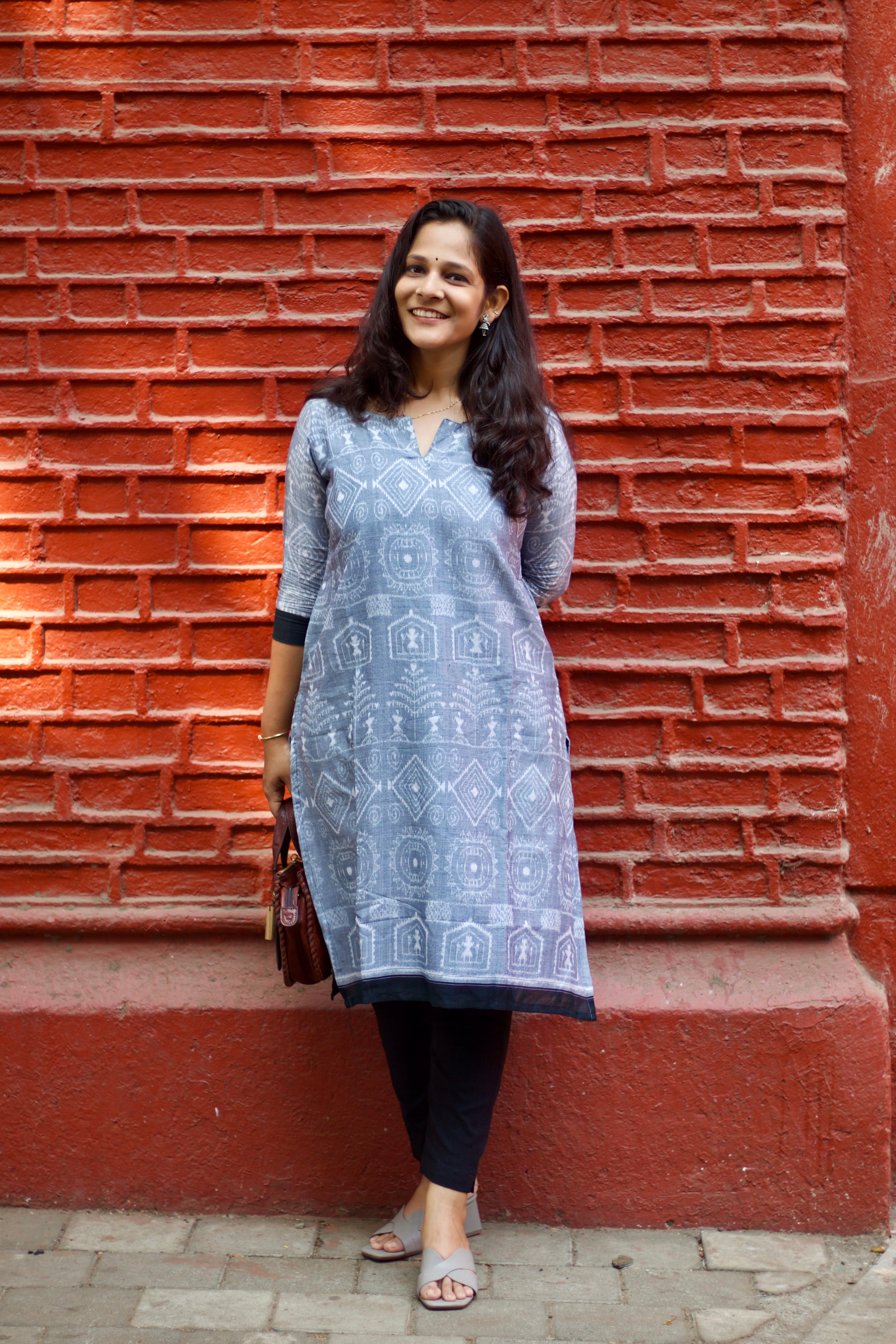 Ketki Sambalpuri Handloom Ikat Kurti