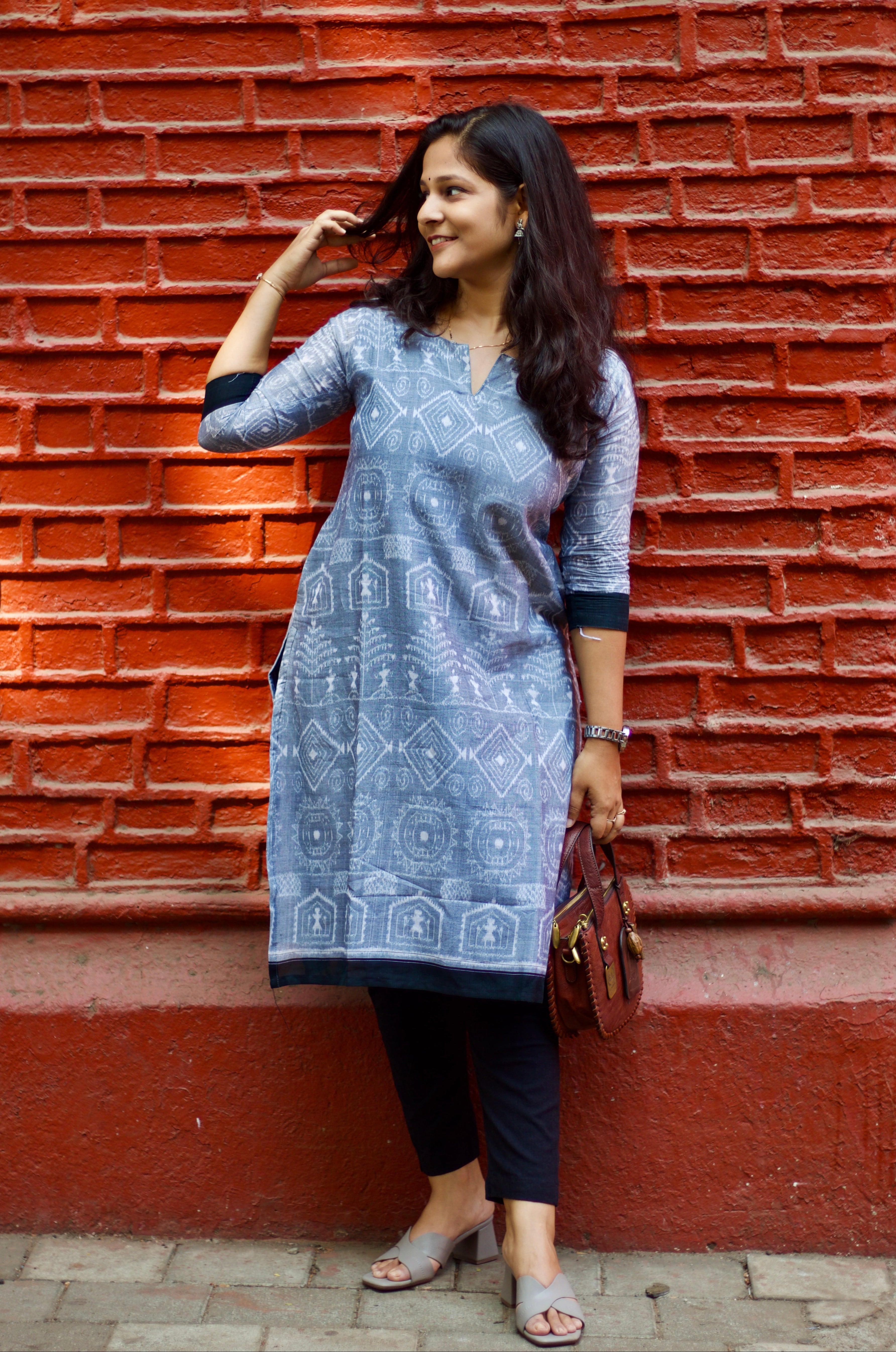 Ketki Sambalpuri Handloom Ikat Kurti