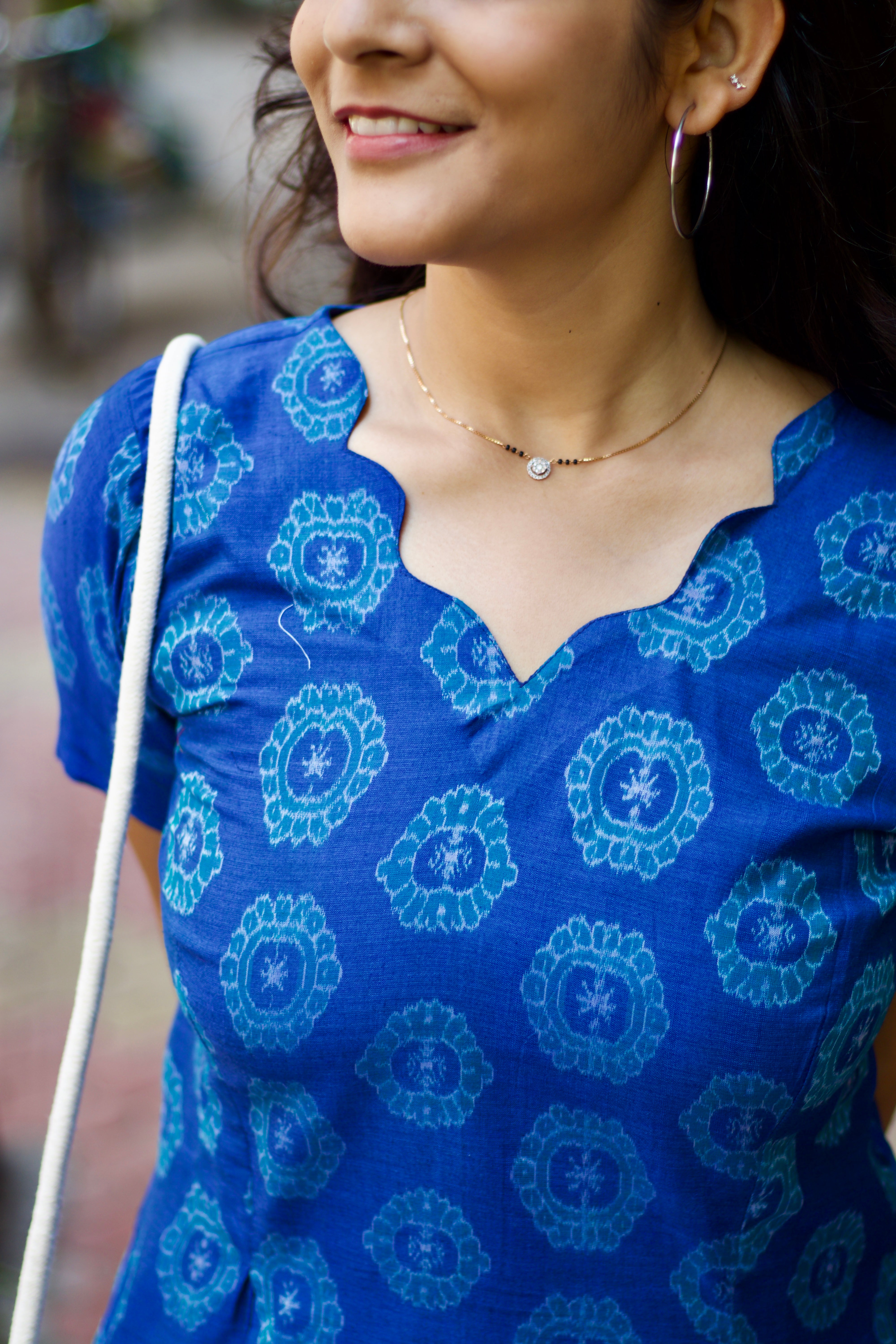 Megha Sambalpuri Handloom Ikat Dress