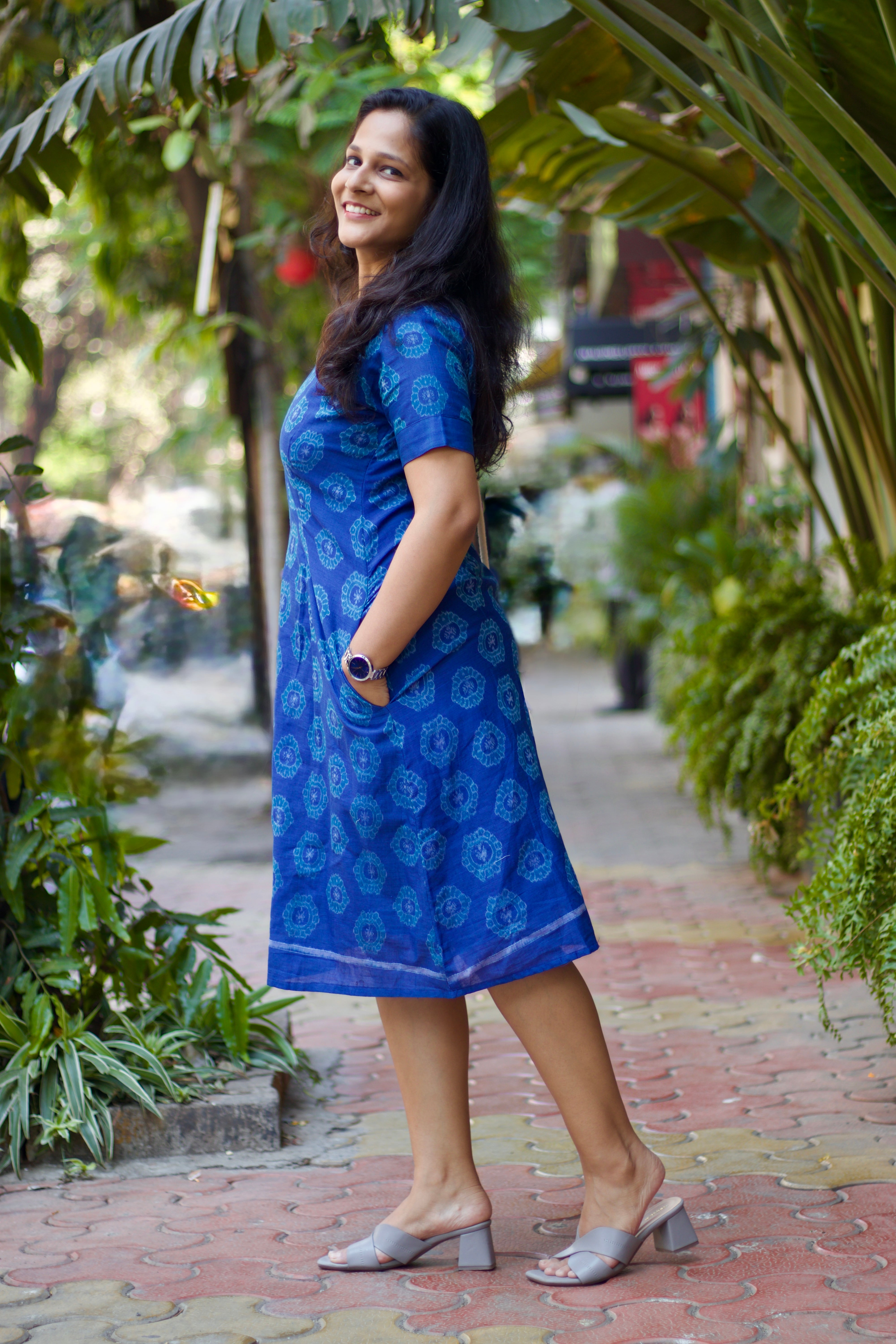 Megha Sambalpuri Handloom Ikat Dress