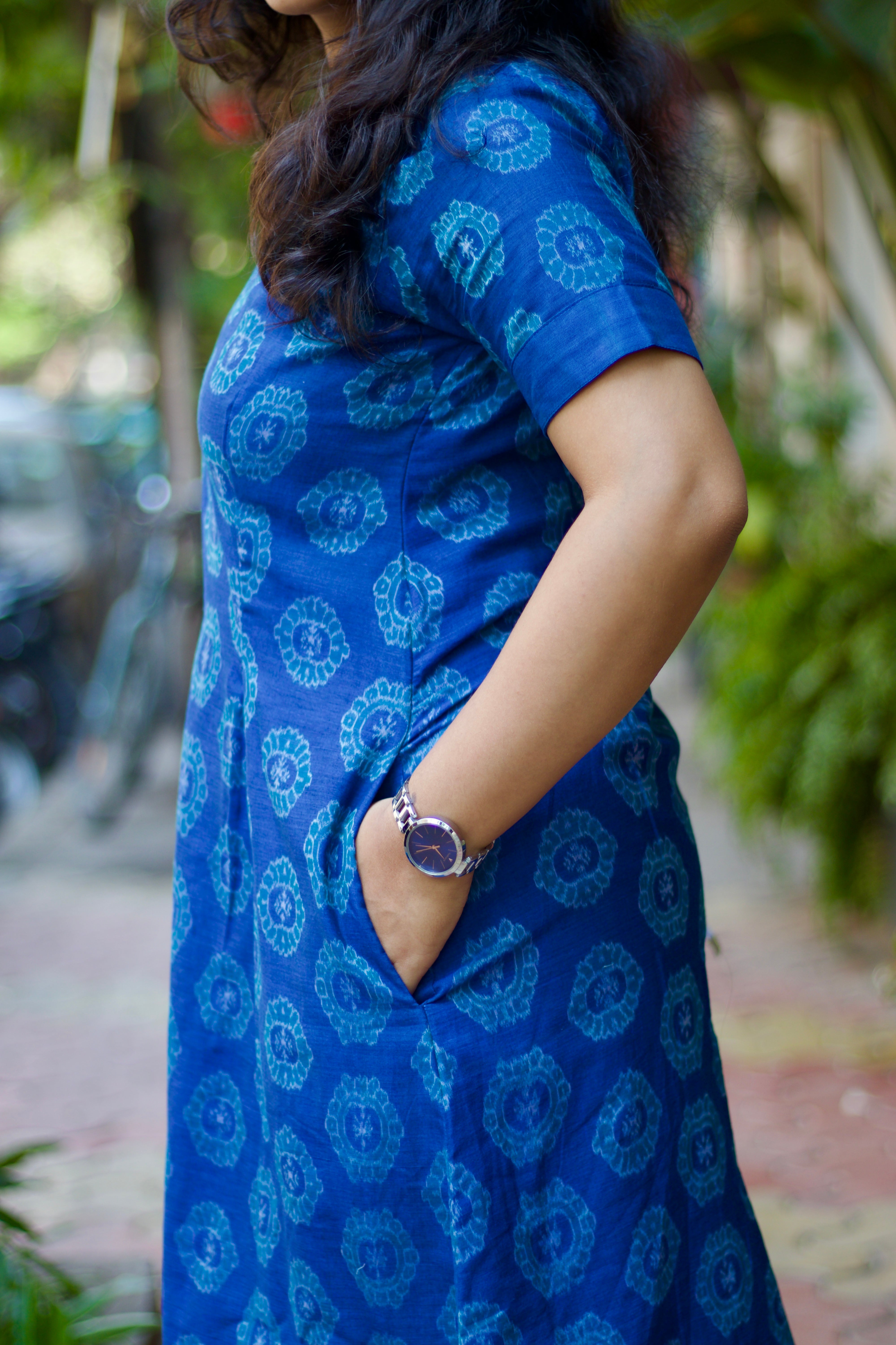 Megha Sambalpuri Handloom Ikat Dress