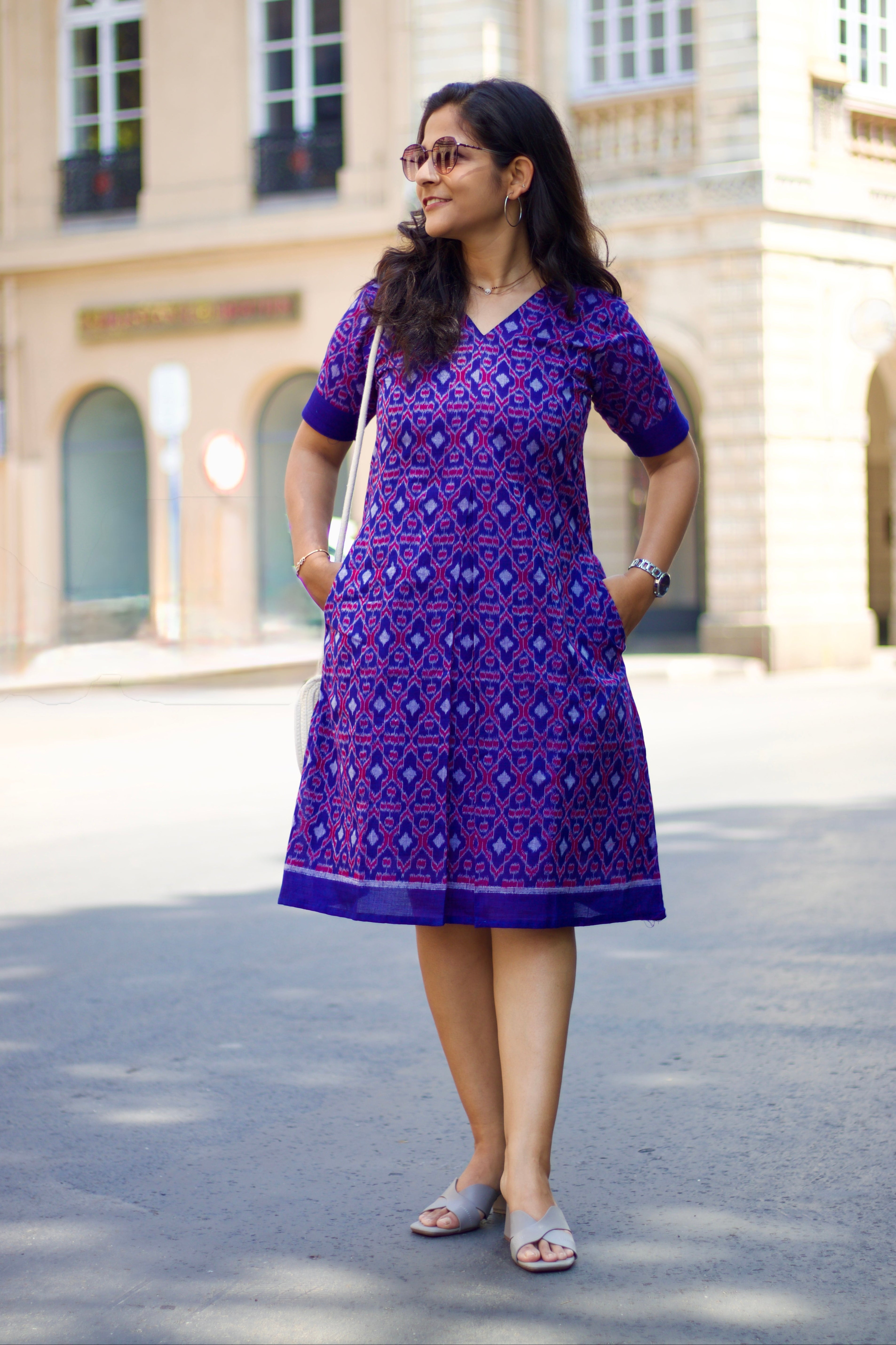 Aarya Sambalpuri Handloom Ikat Dress