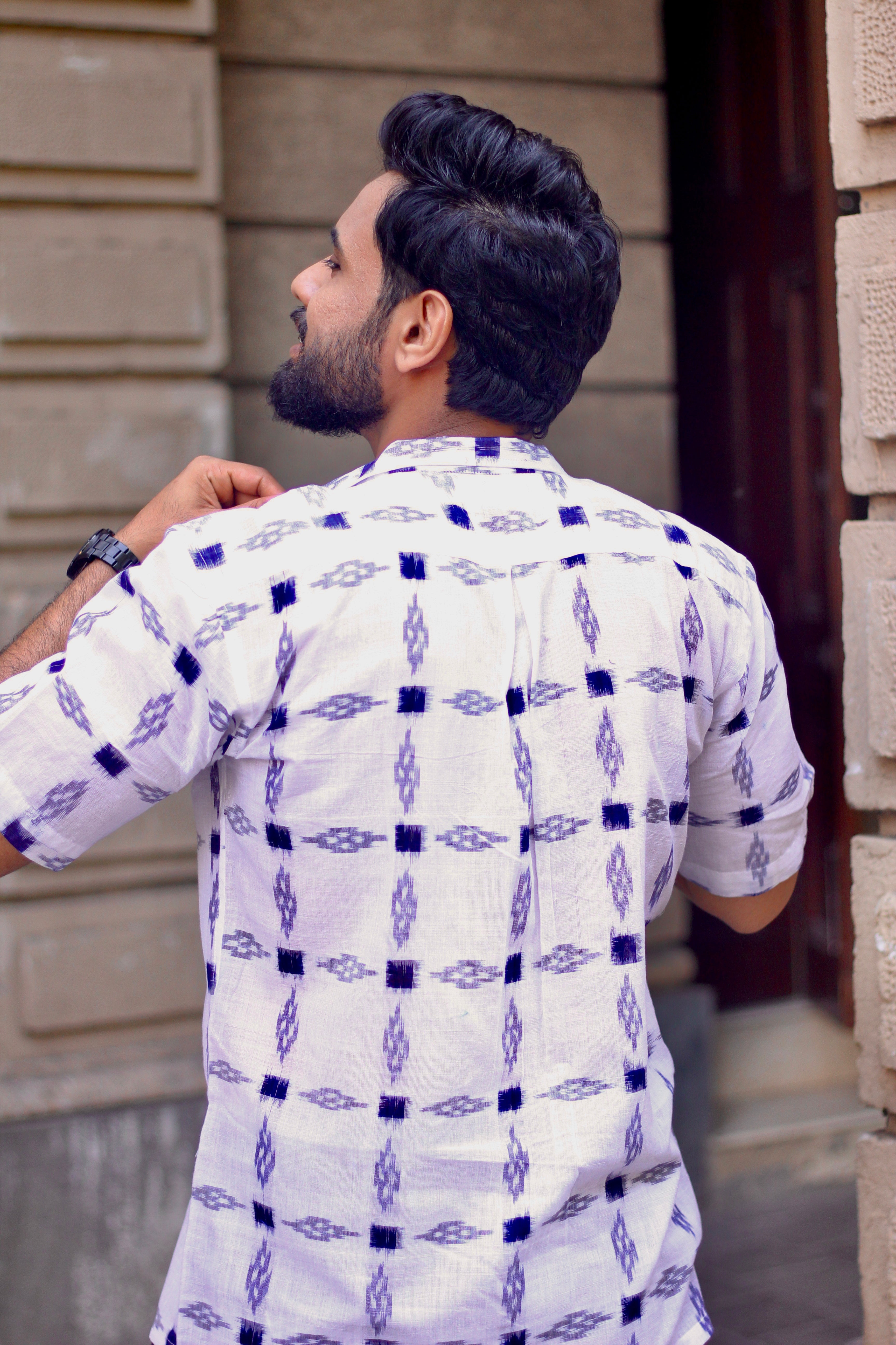 Chaukhat Sambalpuri Handloom Shirt