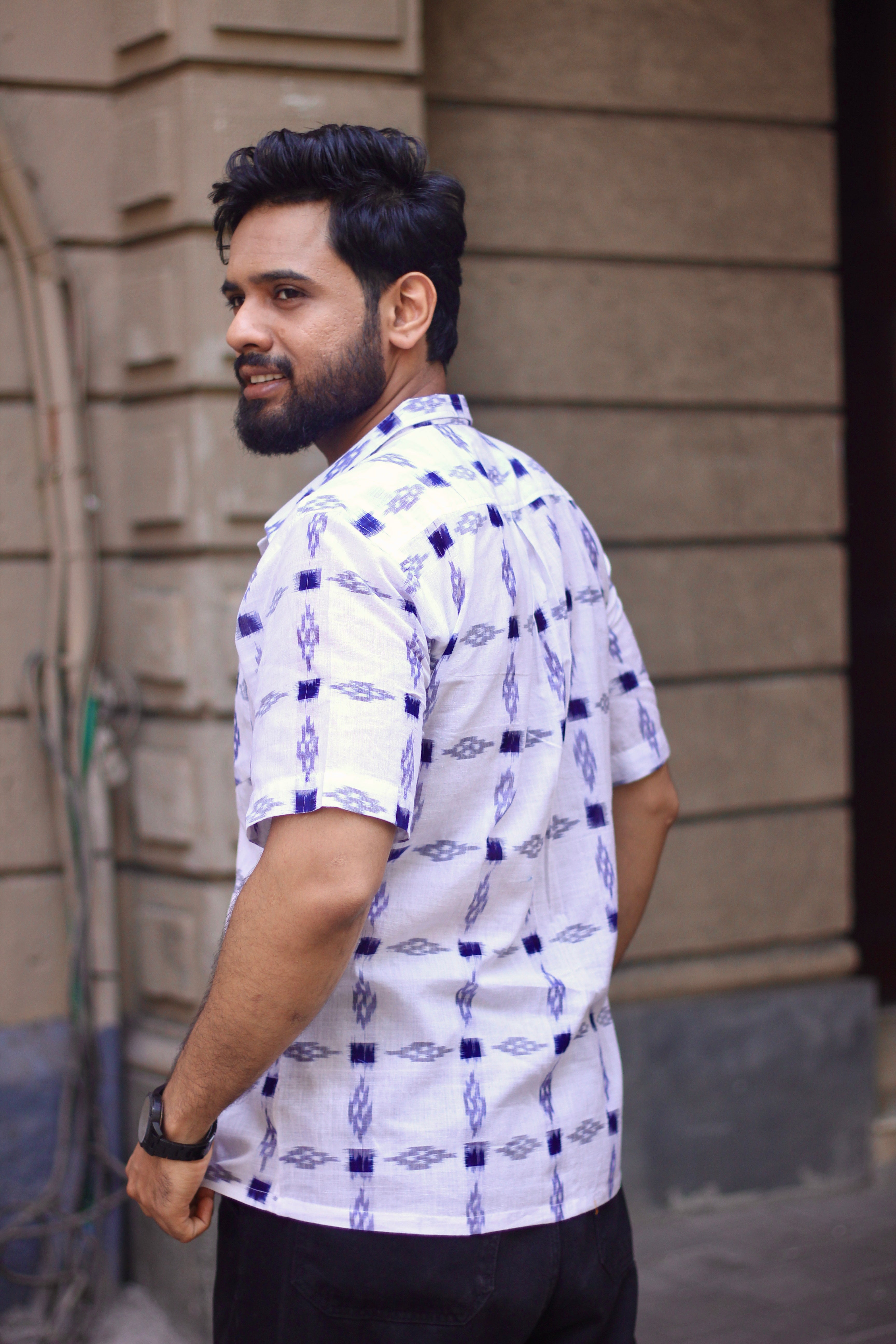 Chaukhat Sambalpuri Handloom Shirt