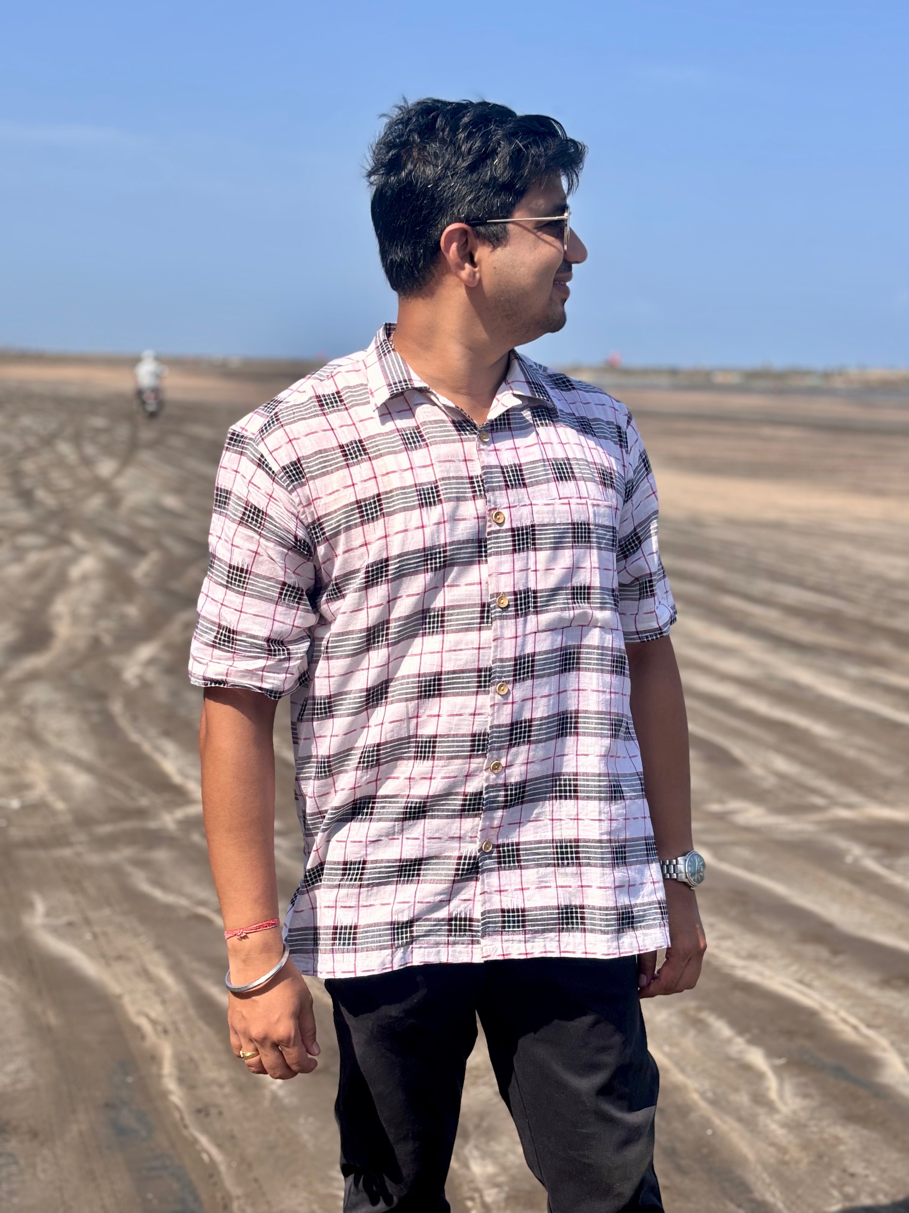 Check Mate Sambalpuri Handloom Shirt