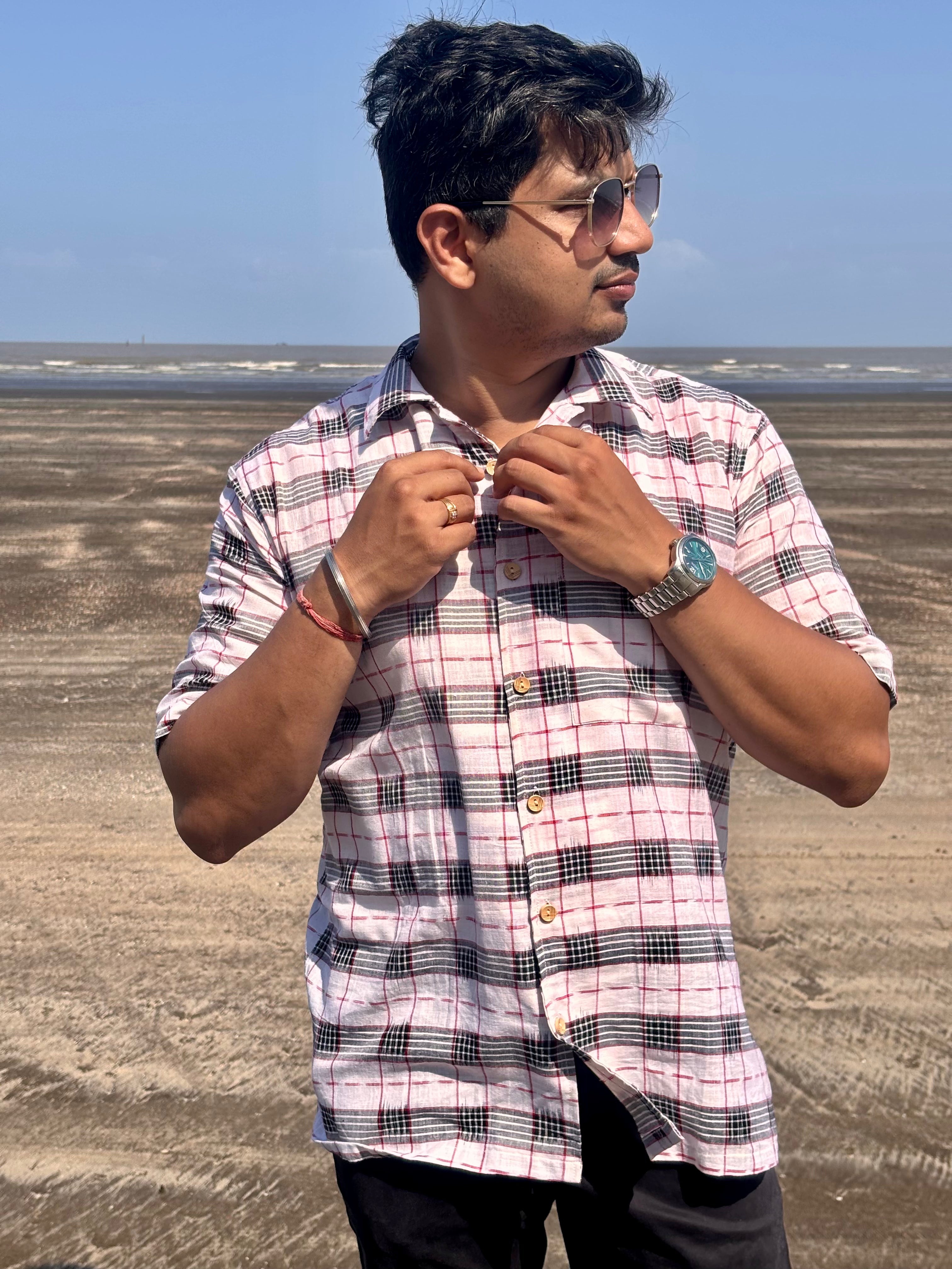 Check Mate Sambalpuri Handloom Shirt