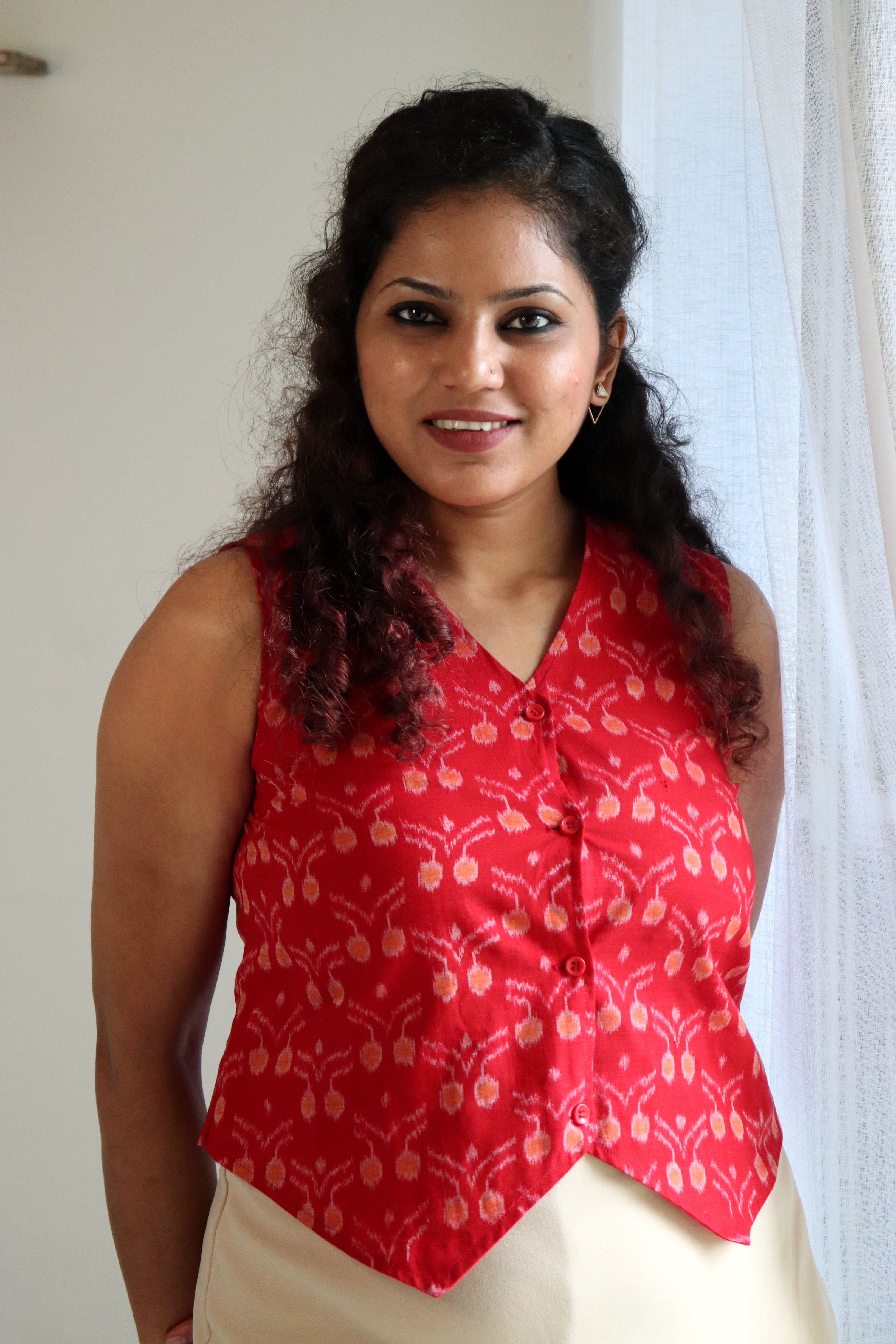 Nysa Handloom Vest Top