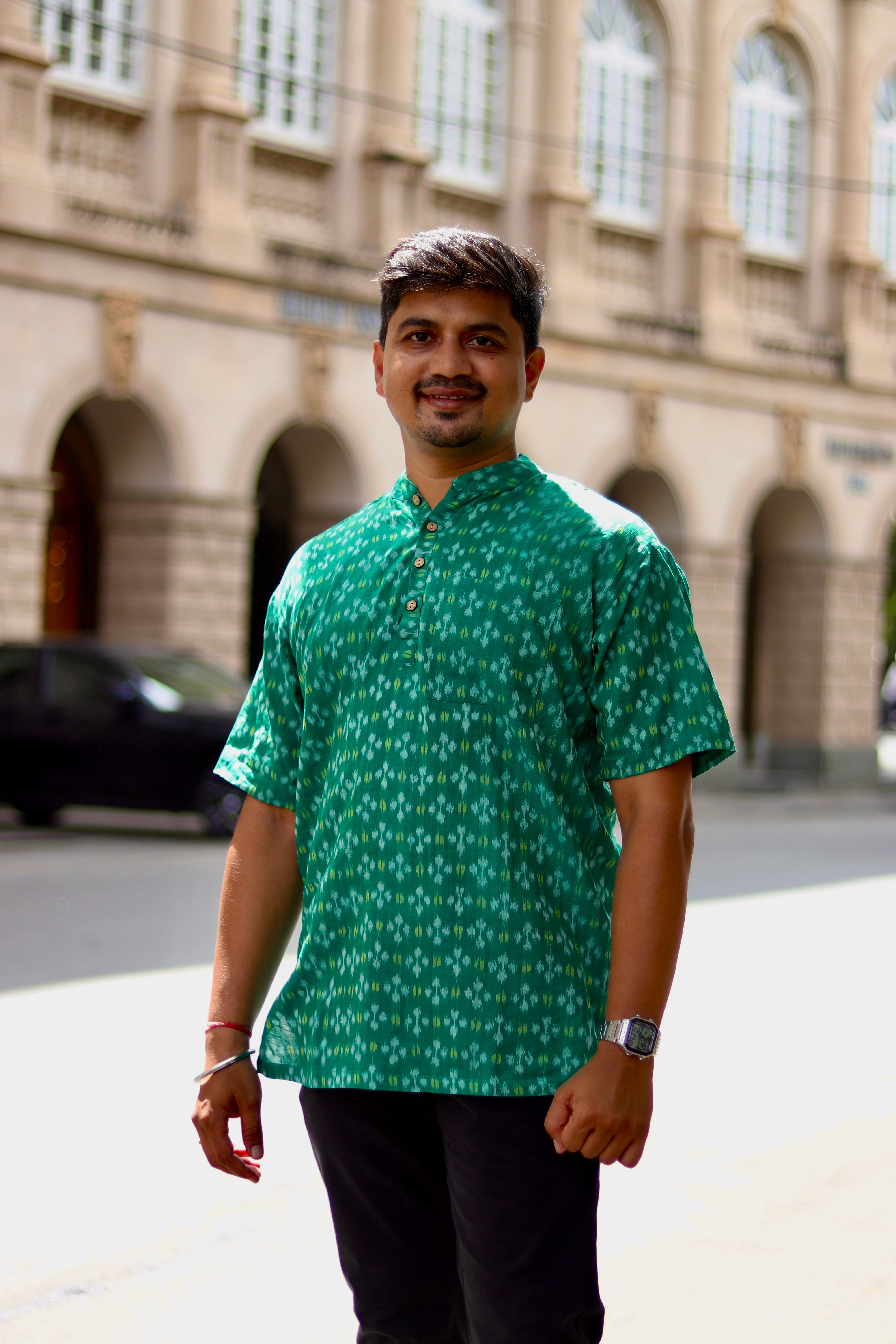 Hara Bhara Sambalpuri Handloom Kurta