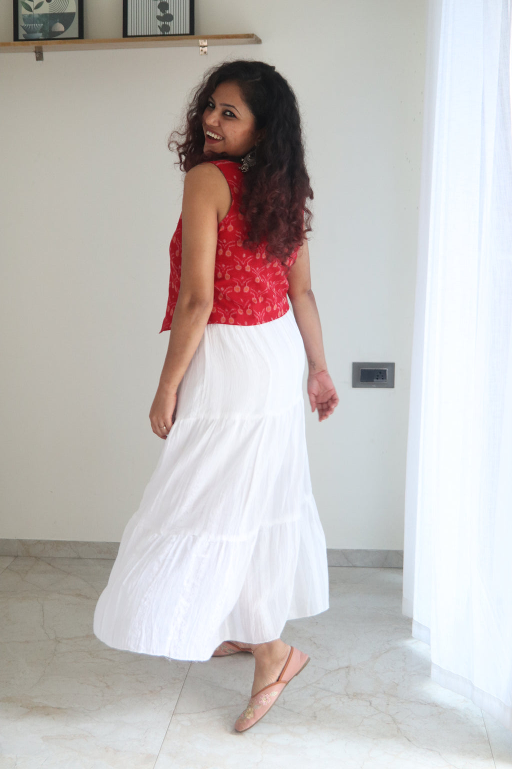 Nysa Handloom Vest Top