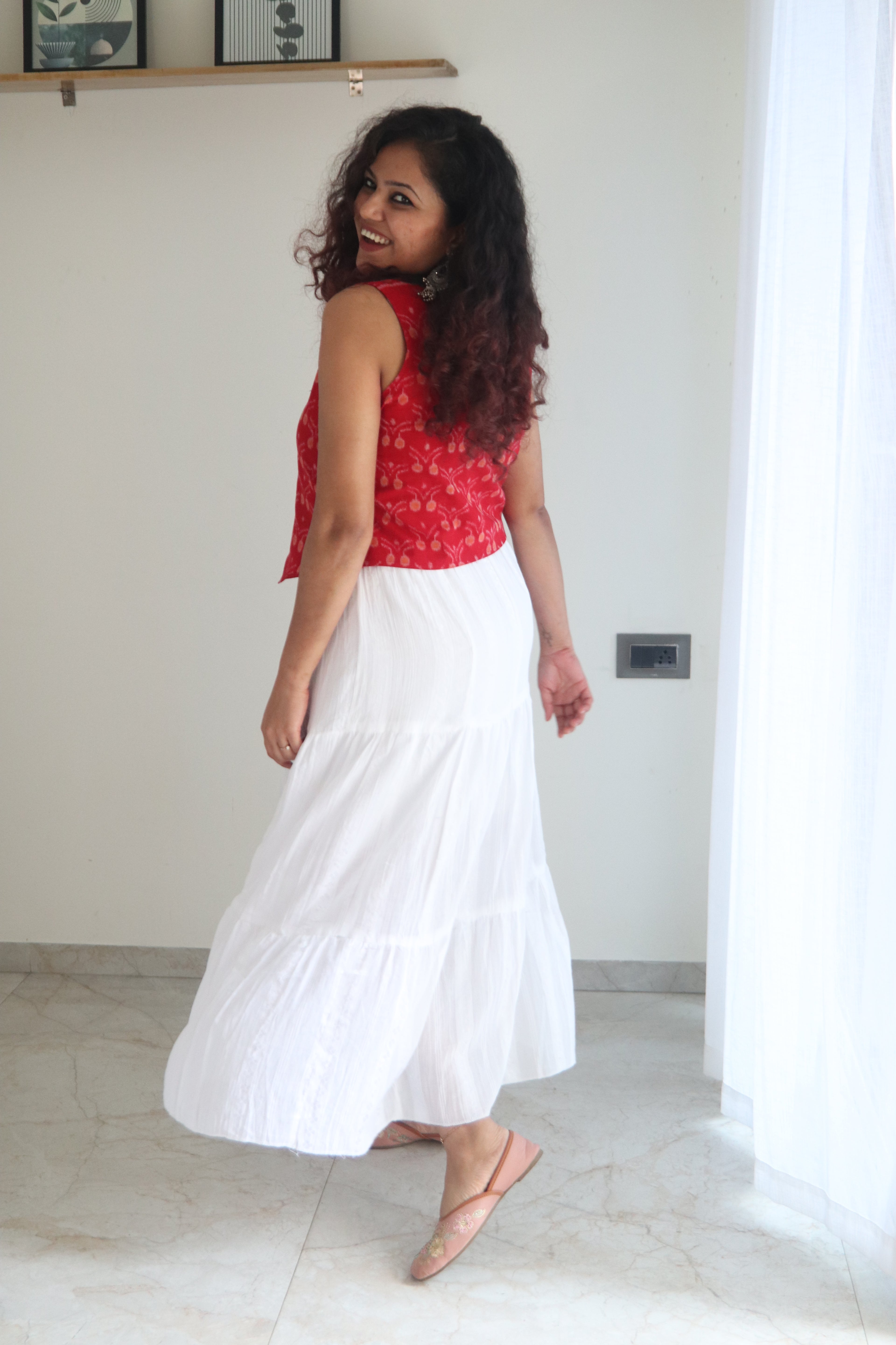 Nysa Handloom Vest Top