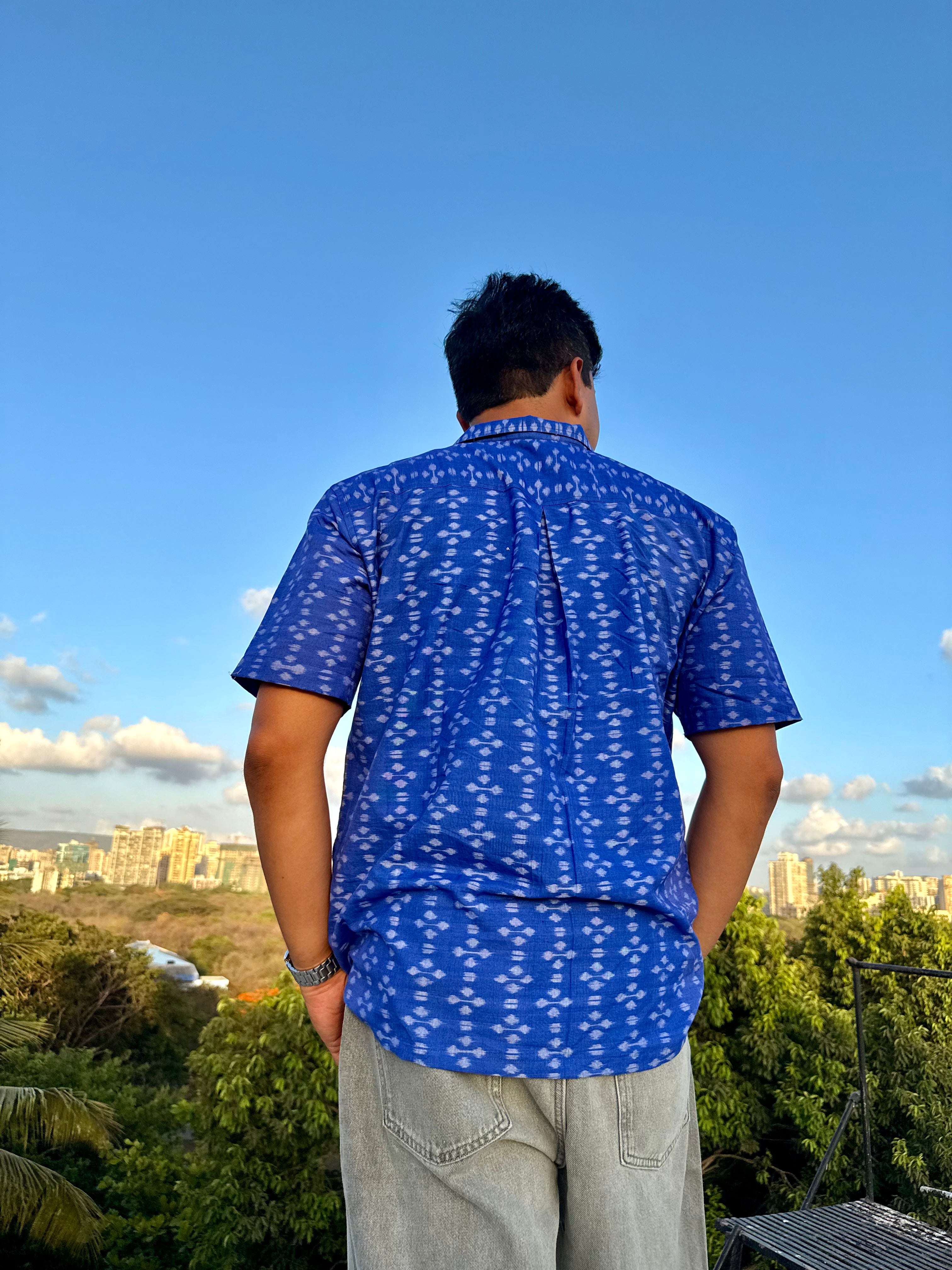 Neel Gagan Sambalpuri Handloom Shirt