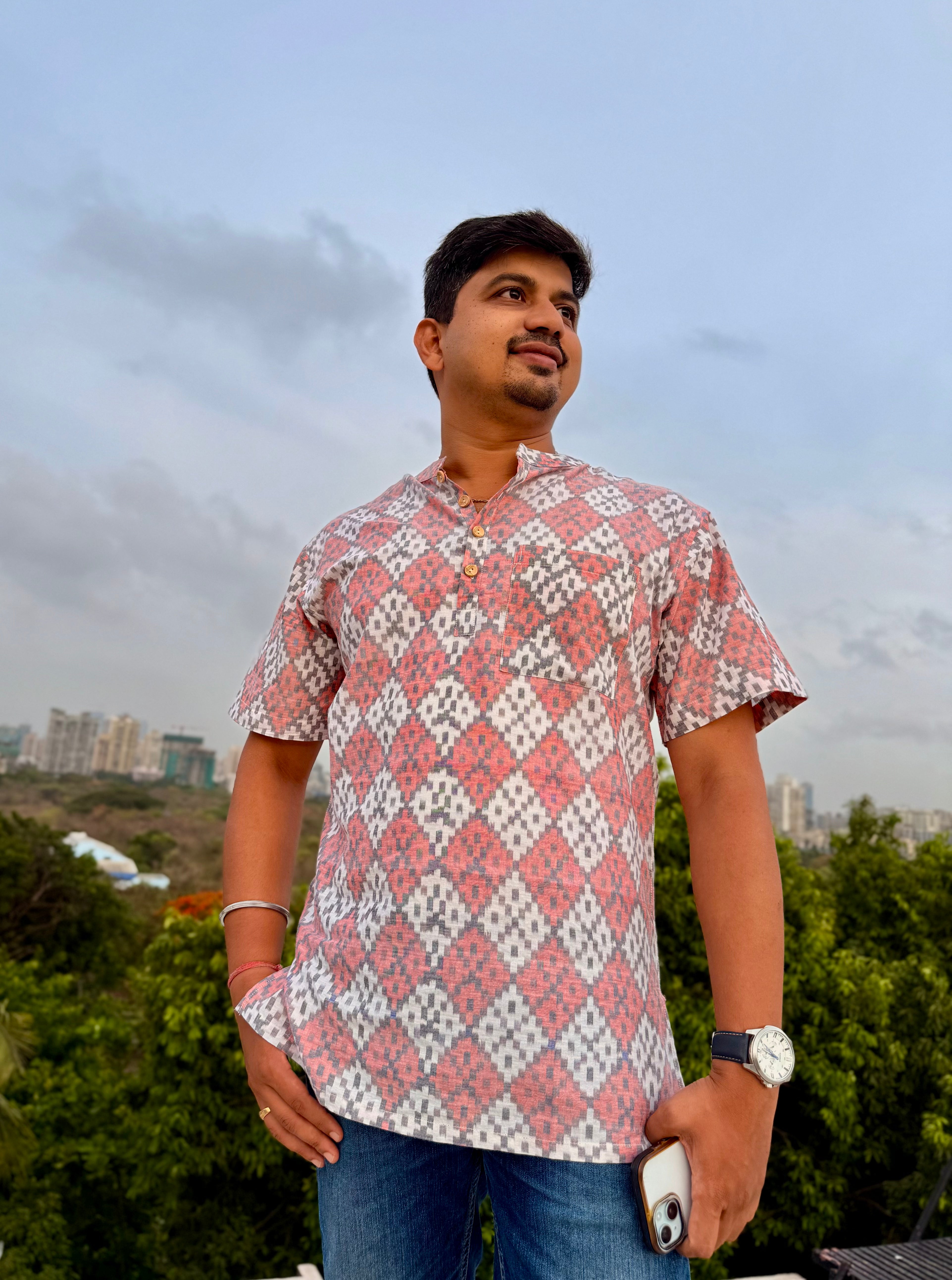 Phagun Sambalpuri Handloom Kurta