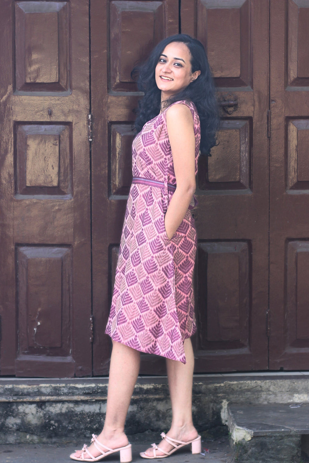 Leela Ikkat Handloom Dress