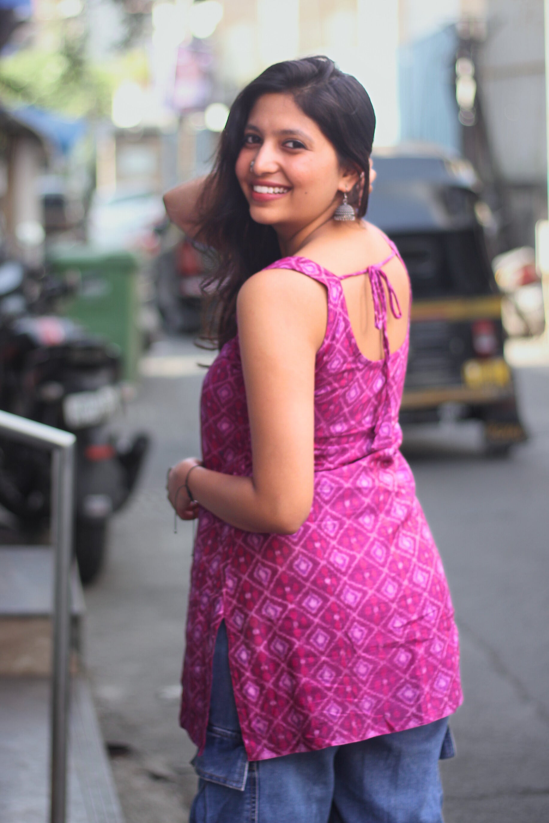 Mishti Ikkat Handloom Kurti