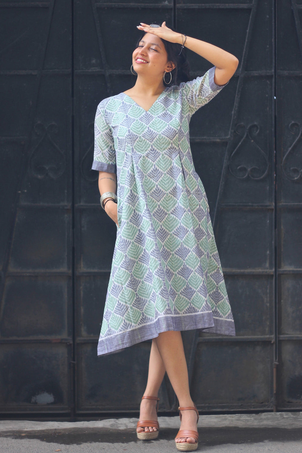 Amaira Ikkat Handloom Dress