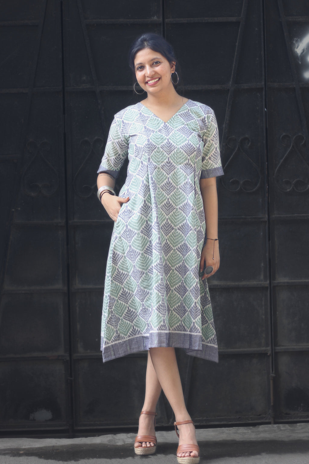 Amaira Ikkat Handloom Dress
