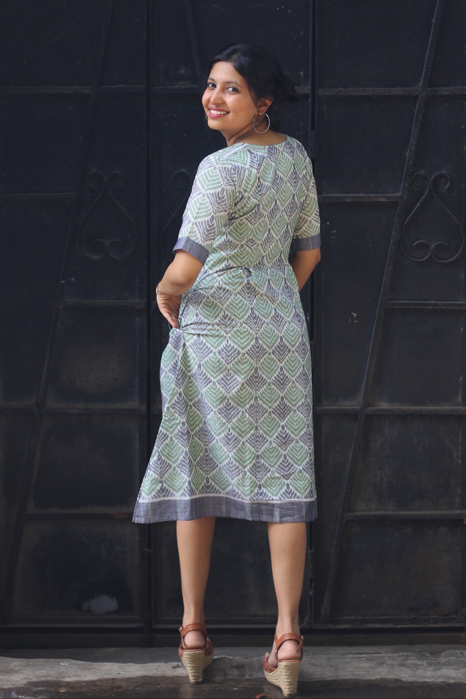 Amaira Ikkat Handloom Dress