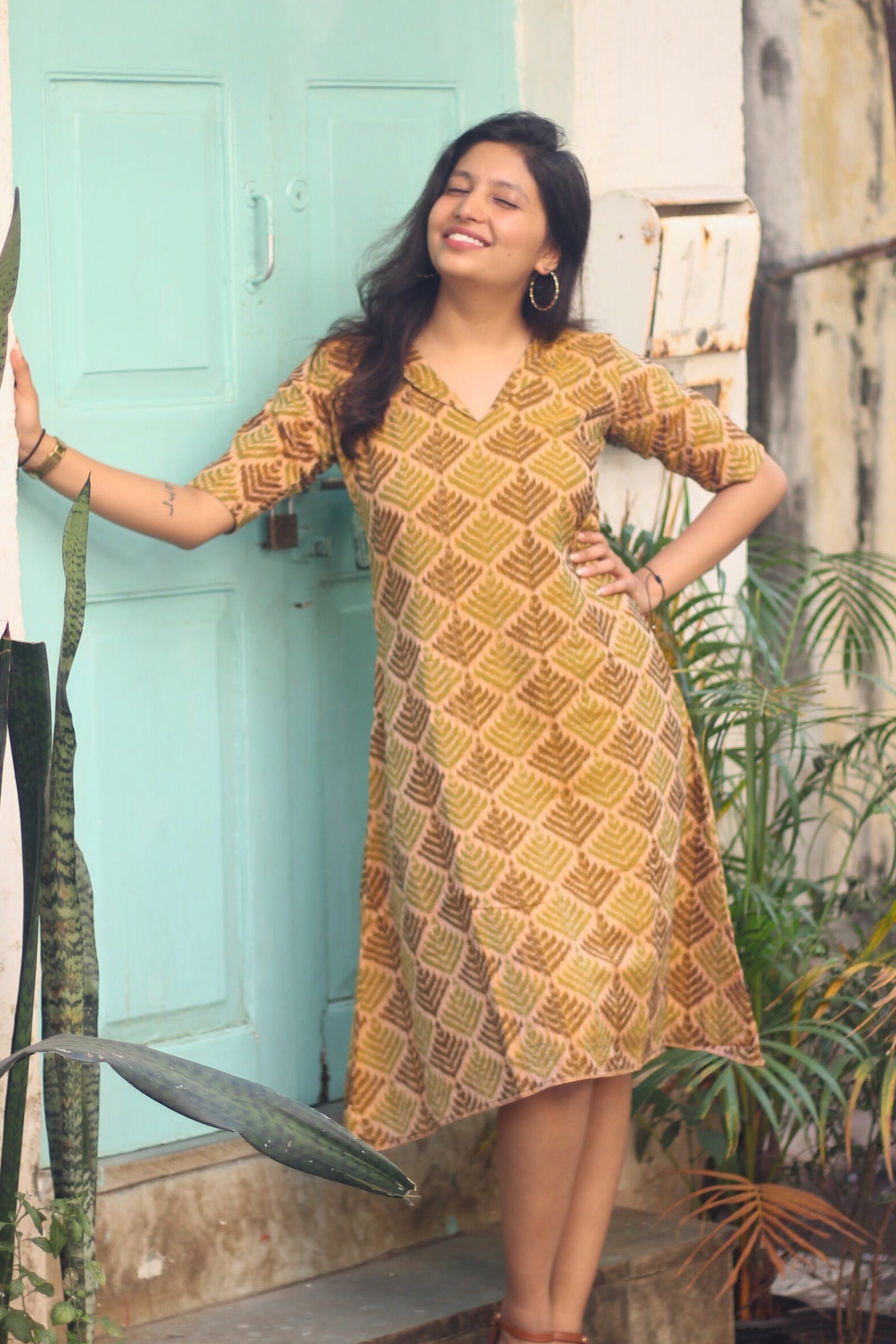 Noor Sambalpuri Ikkat Handloom Dress